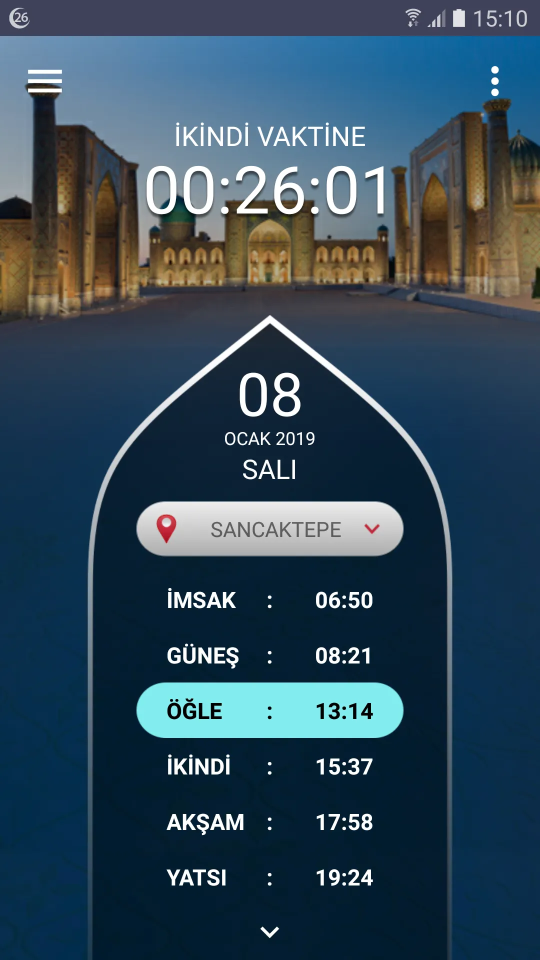 Semerkand Takvimi | Indus Appstore | Screenshot