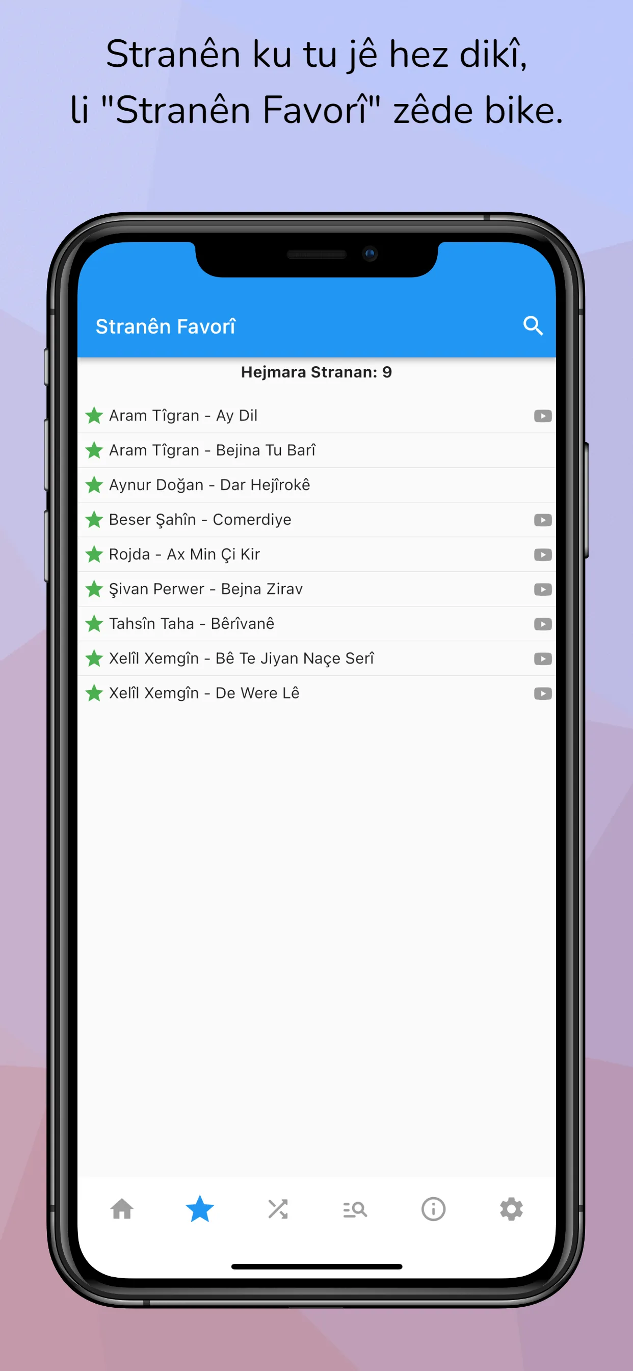 Gotinên Stranan (Kurd. Lyrics) | Indus Appstore | Screenshot