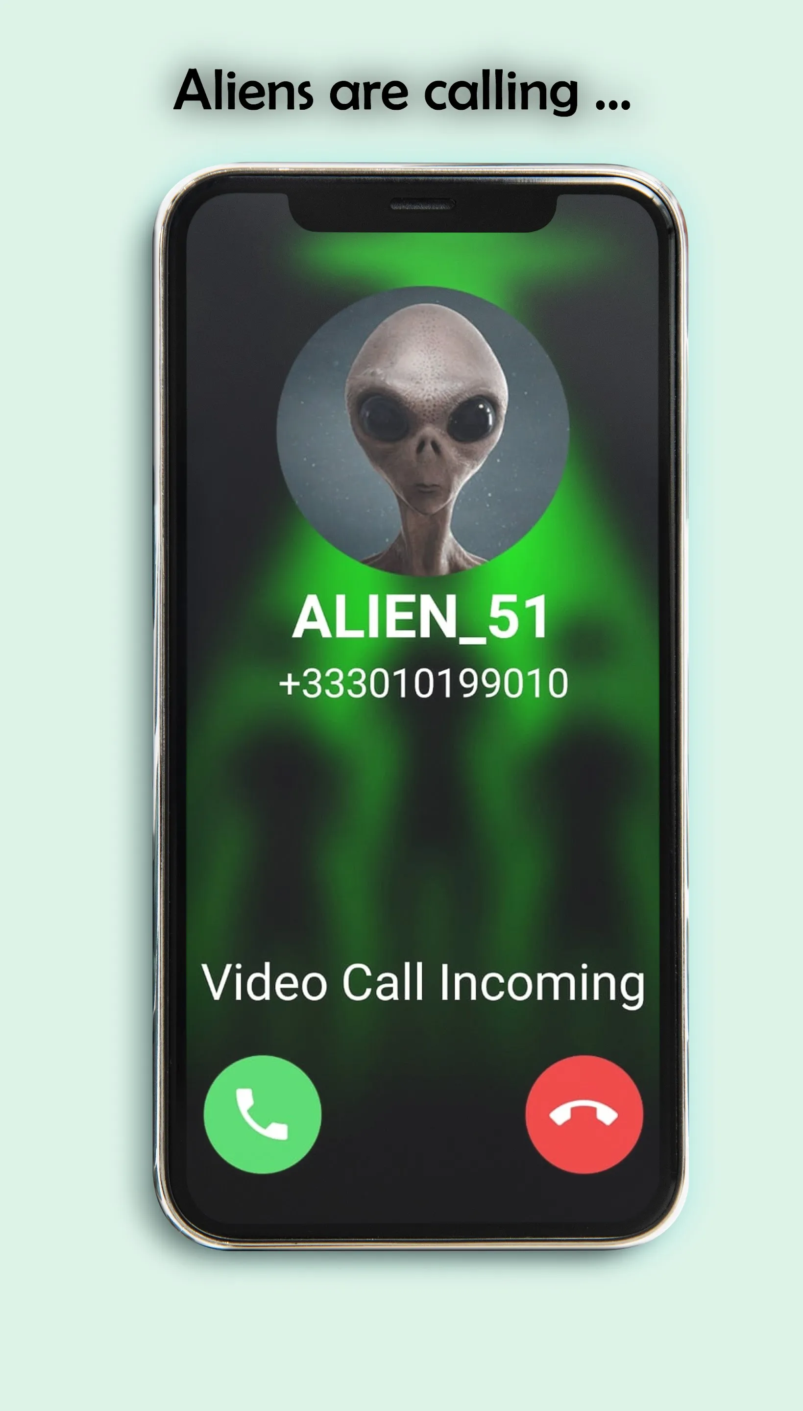 Alien Fake Video Call App | Indus Appstore | Screenshot