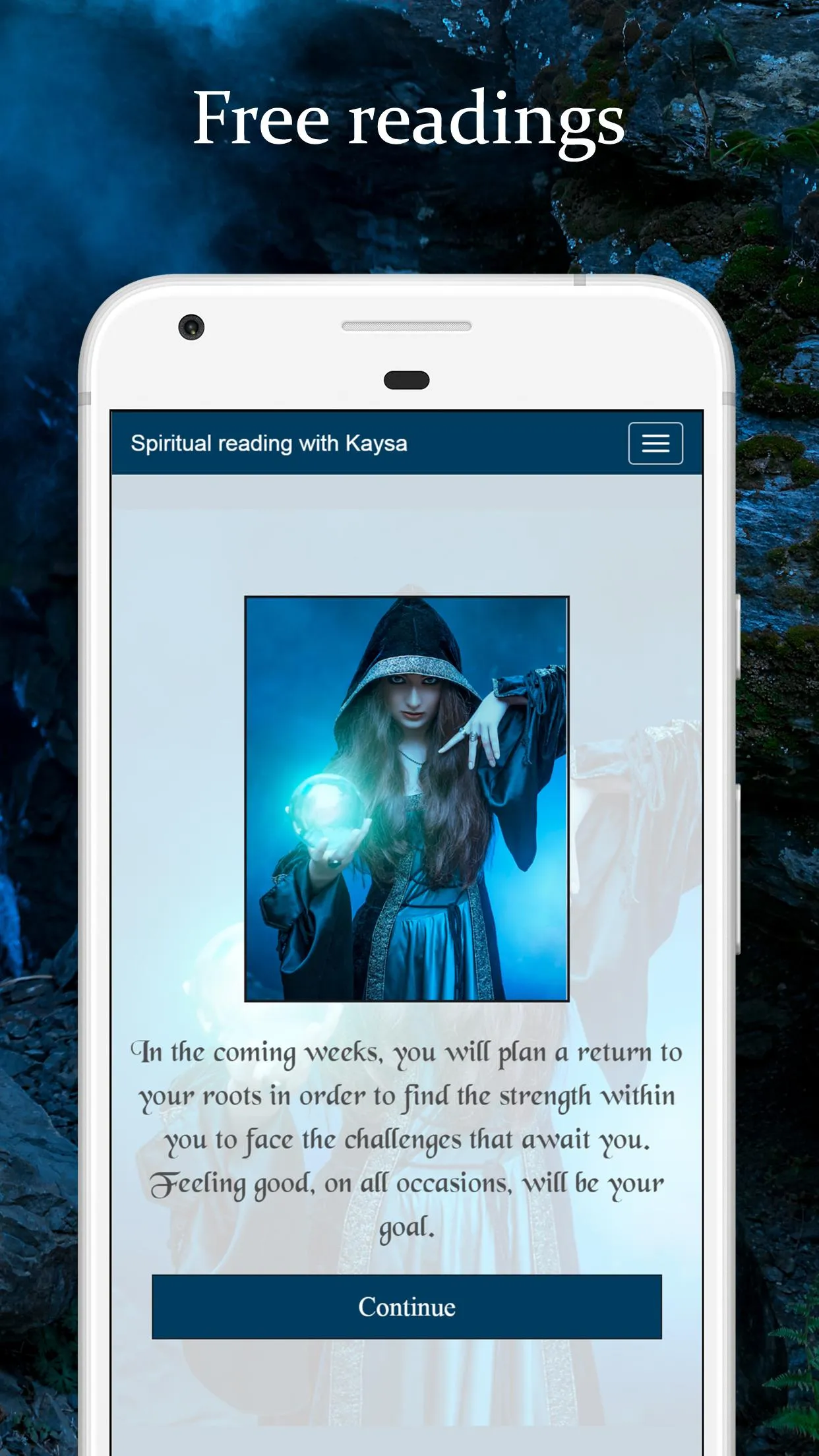 Spiritual reading with Kaysa | Indus Appstore | Screenshot