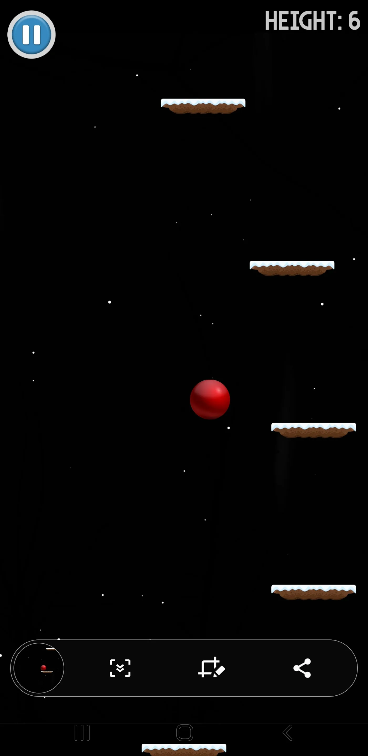 Red Ball - infinite icy tower | Indus Appstore | Screenshot