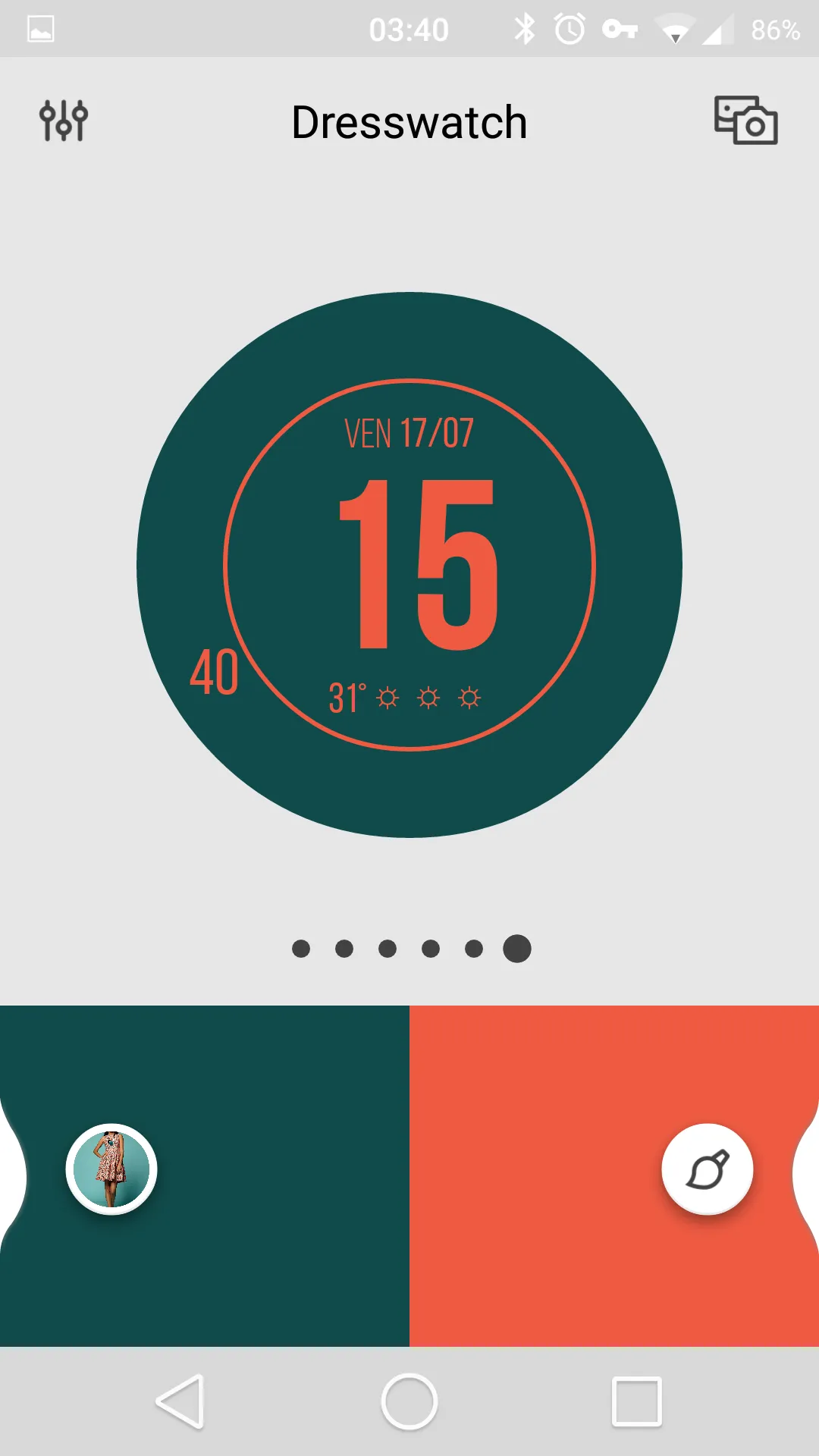 DressWatch Watch Face | Indus Appstore | Screenshot