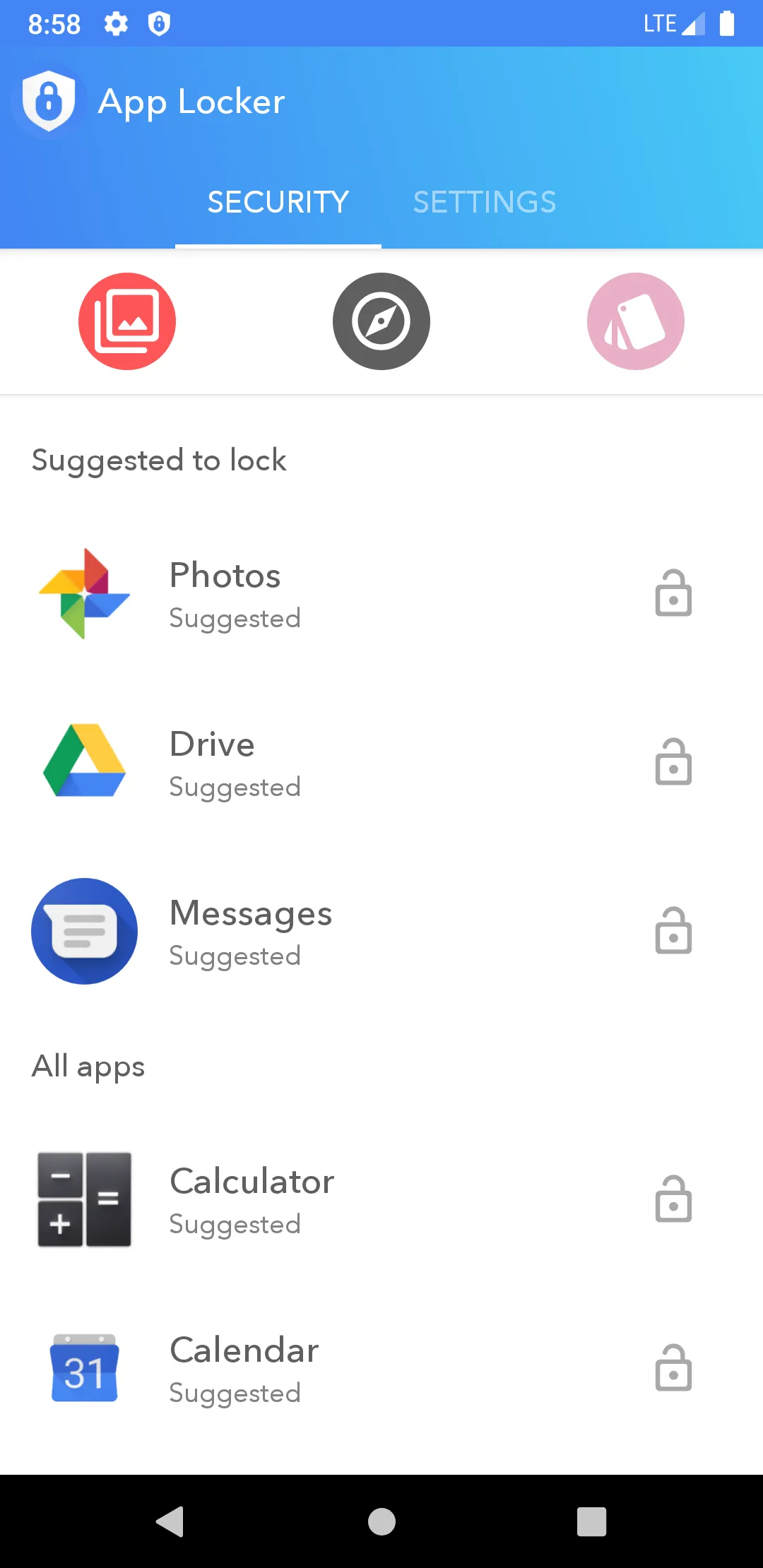 App Locker Lite | Indus Appstore | Screenshot