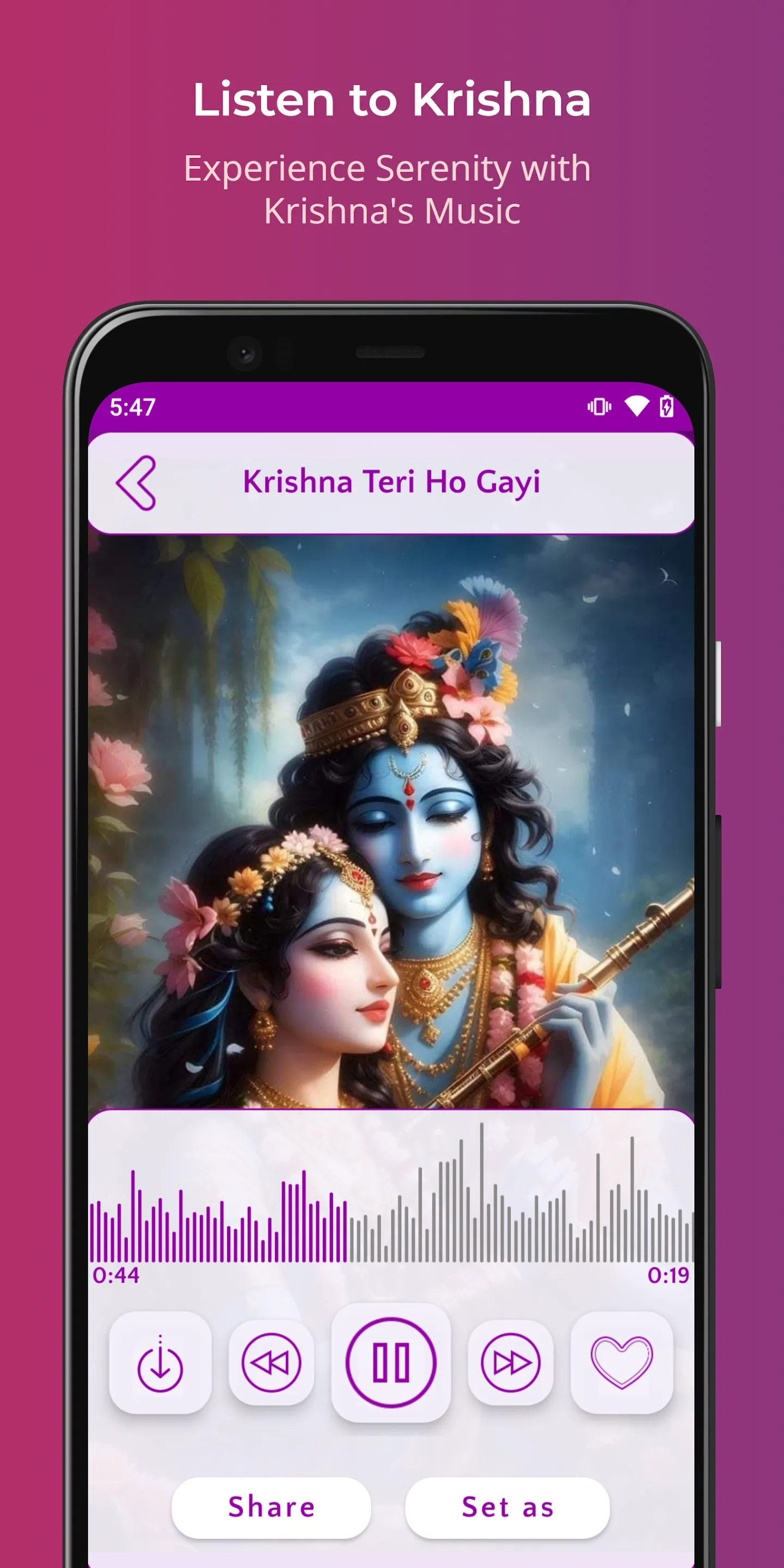 Krishna Ringtones श्री कृष्ण | Indus Appstore | Screenshot