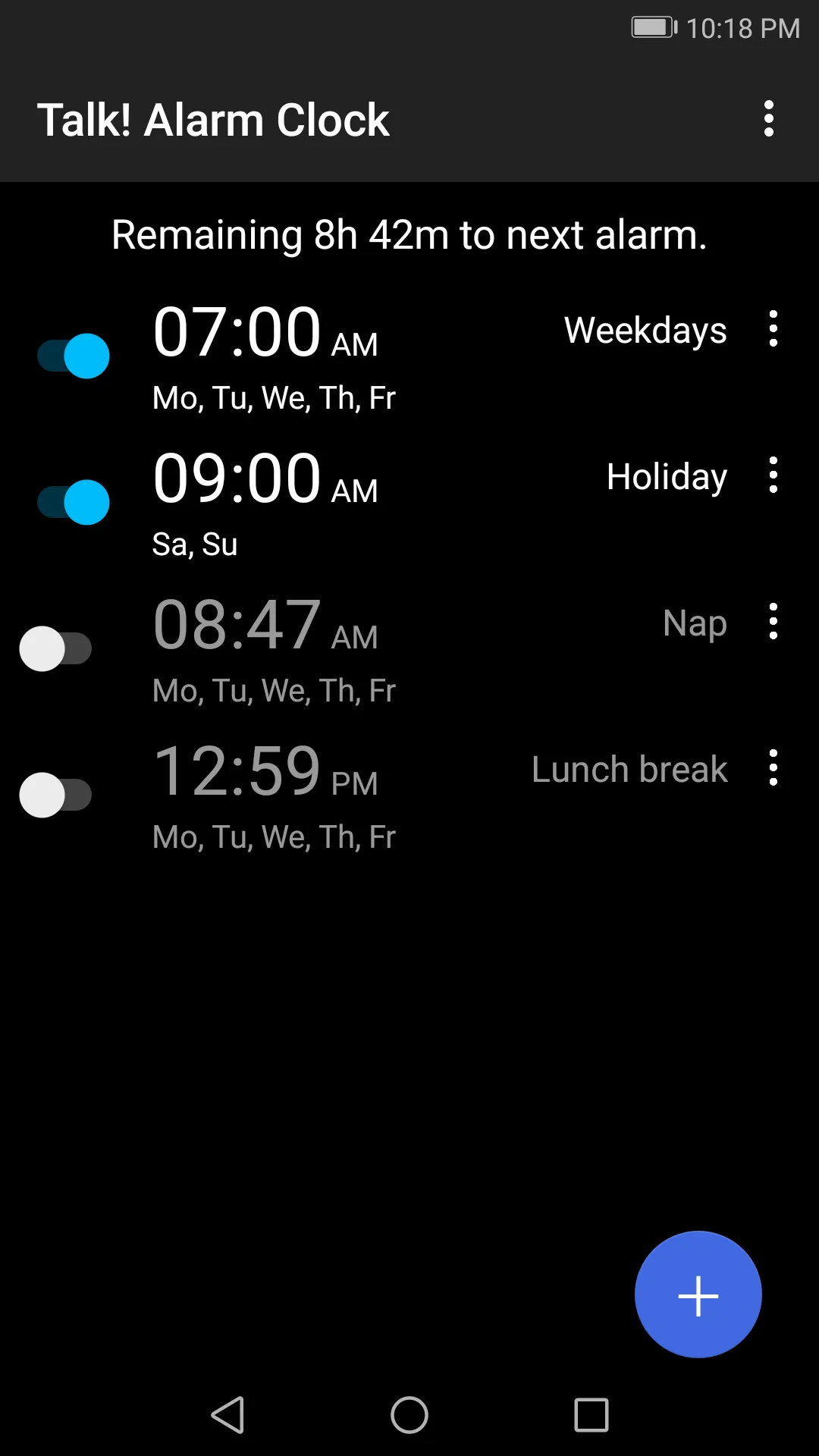 Talk! Alarm Clock | Indus Appstore | Screenshot