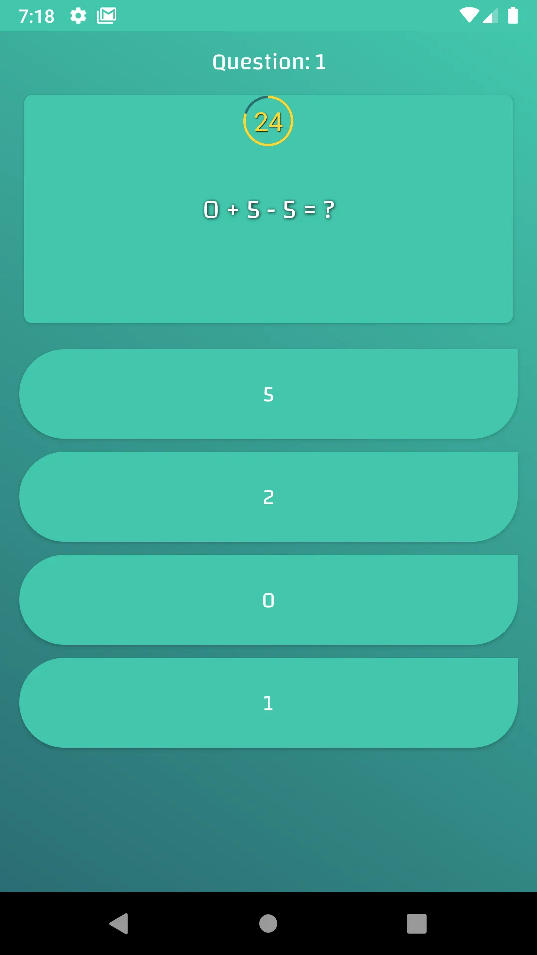 Fast Math Quiz - test yourself | Indus Appstore | Screenshot