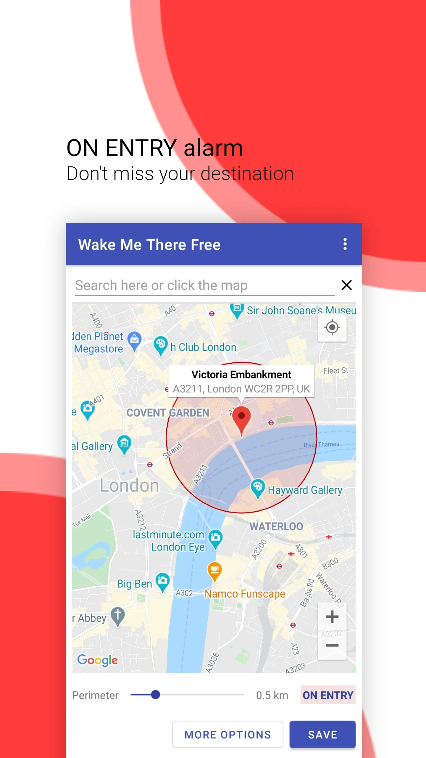 Wake Me There - GPS Alarm | Indus Appstore | Screenshot