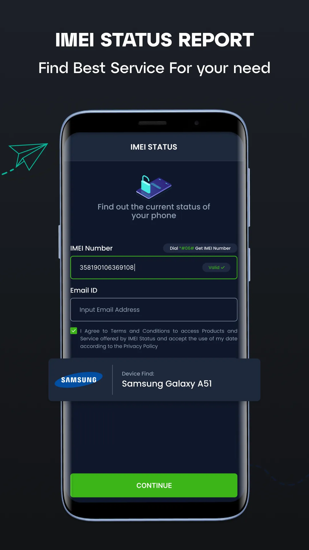 Mobile Imei Status Checker App | Indus Appstore | Screenshot