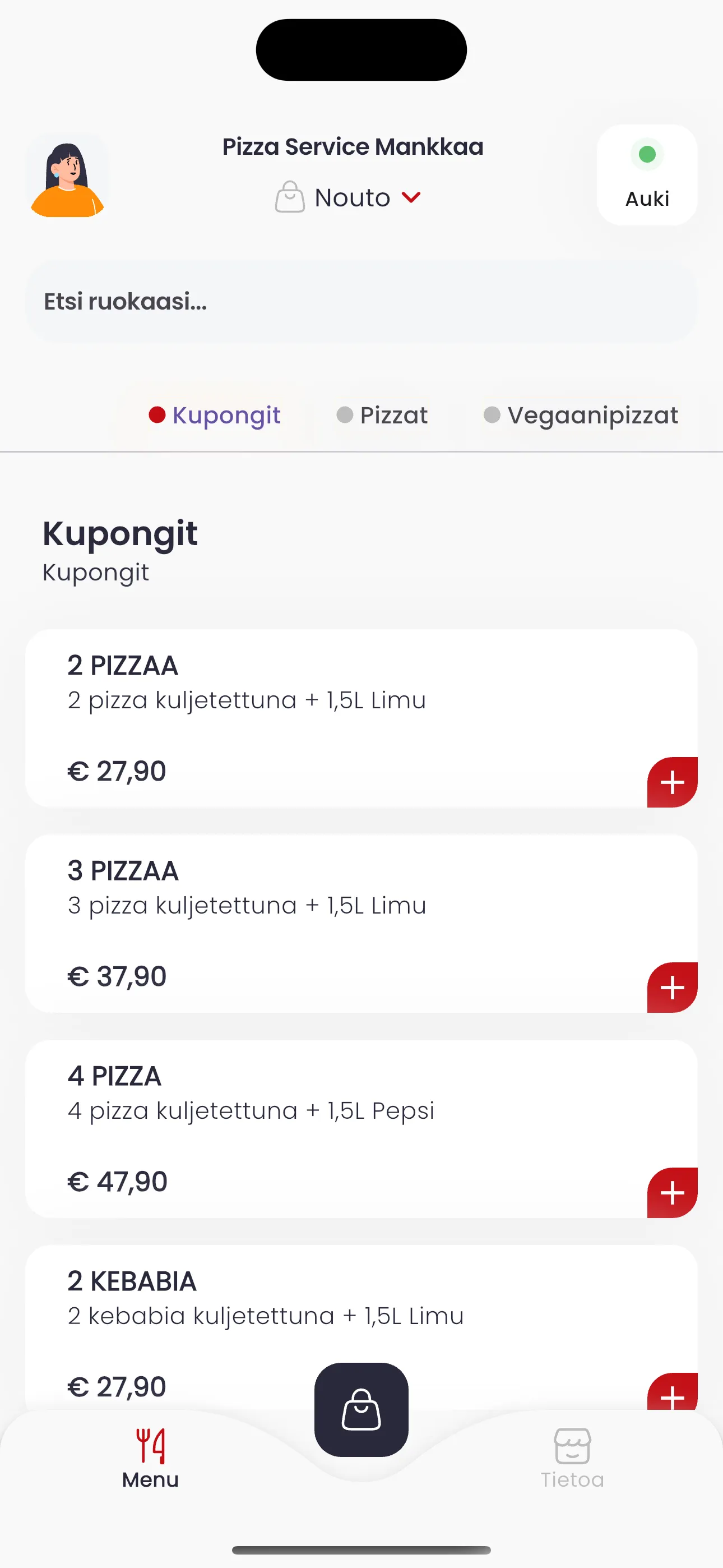 Pizza Service Mankkaa | Indus Appstore | Screenshot