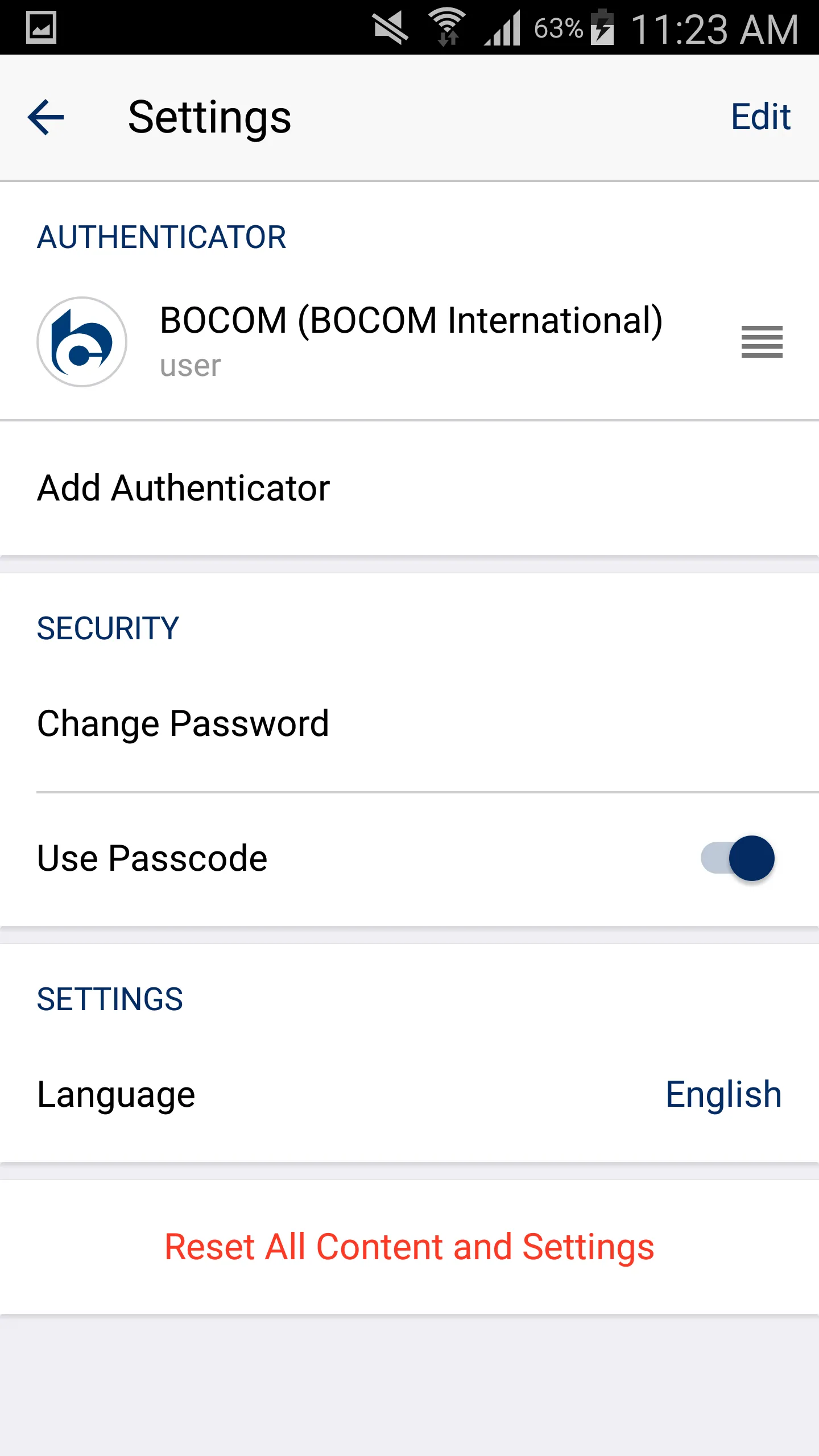 BOCOM International Token | Indus Appstore | Screenshot