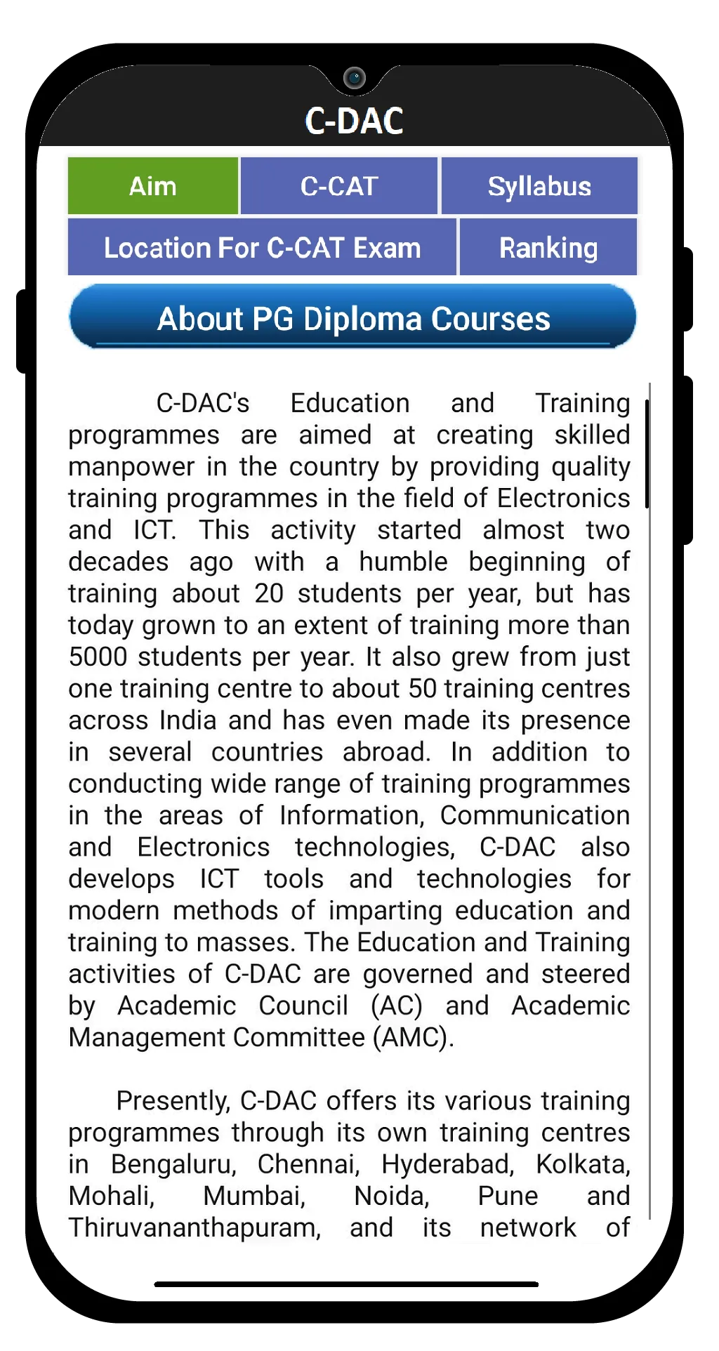 C-DAC (C-CAT) Exam Preparation | Indus Appstore | Screenshot