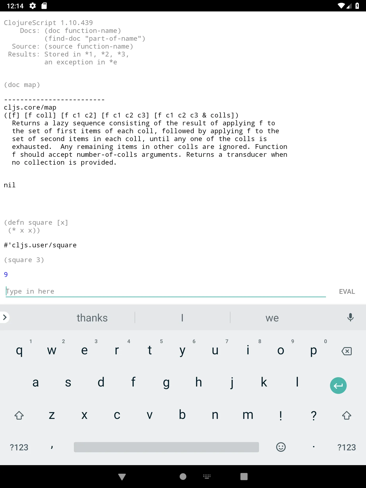 Replete REPL | Indus Appstore | Screenshot