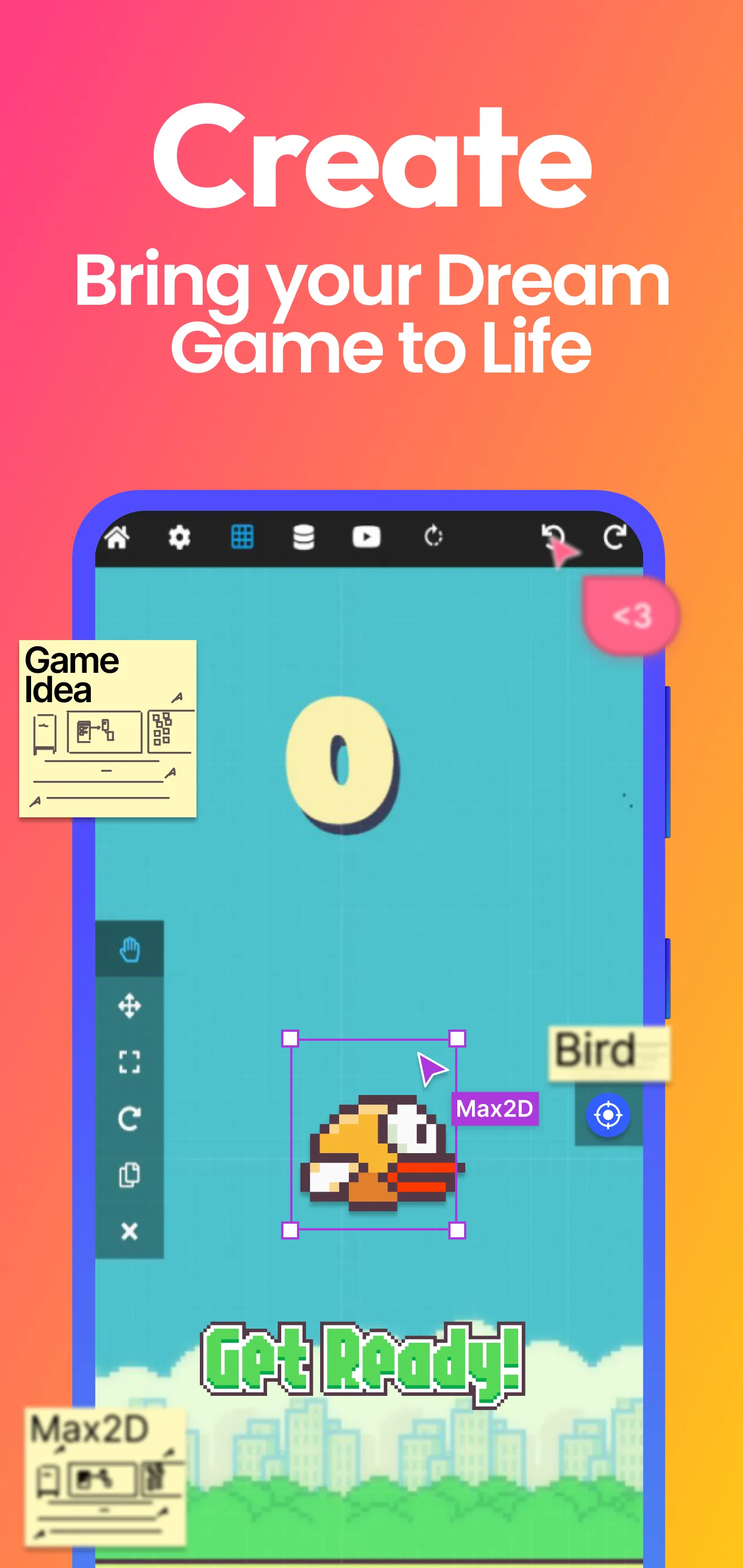 Max2D: Game Maker, Game Engine | Indus Appstore | Screenshot