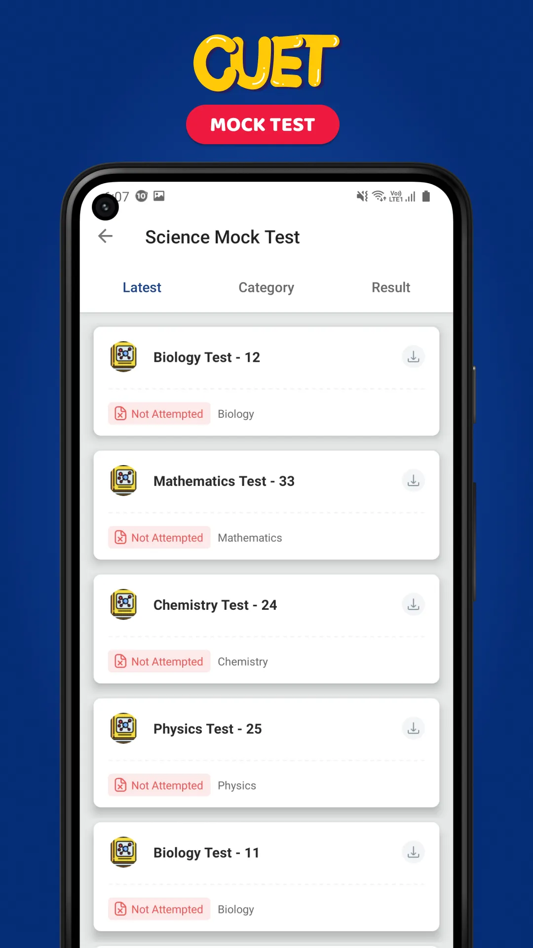 cuet mock test | Indus Appstore | Screenshot