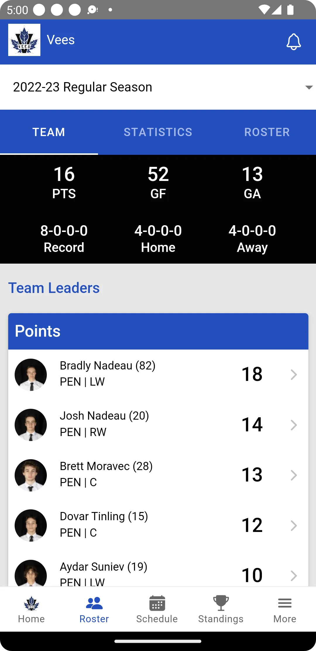 Penticton Vees | Indus Appstore | Screenshot