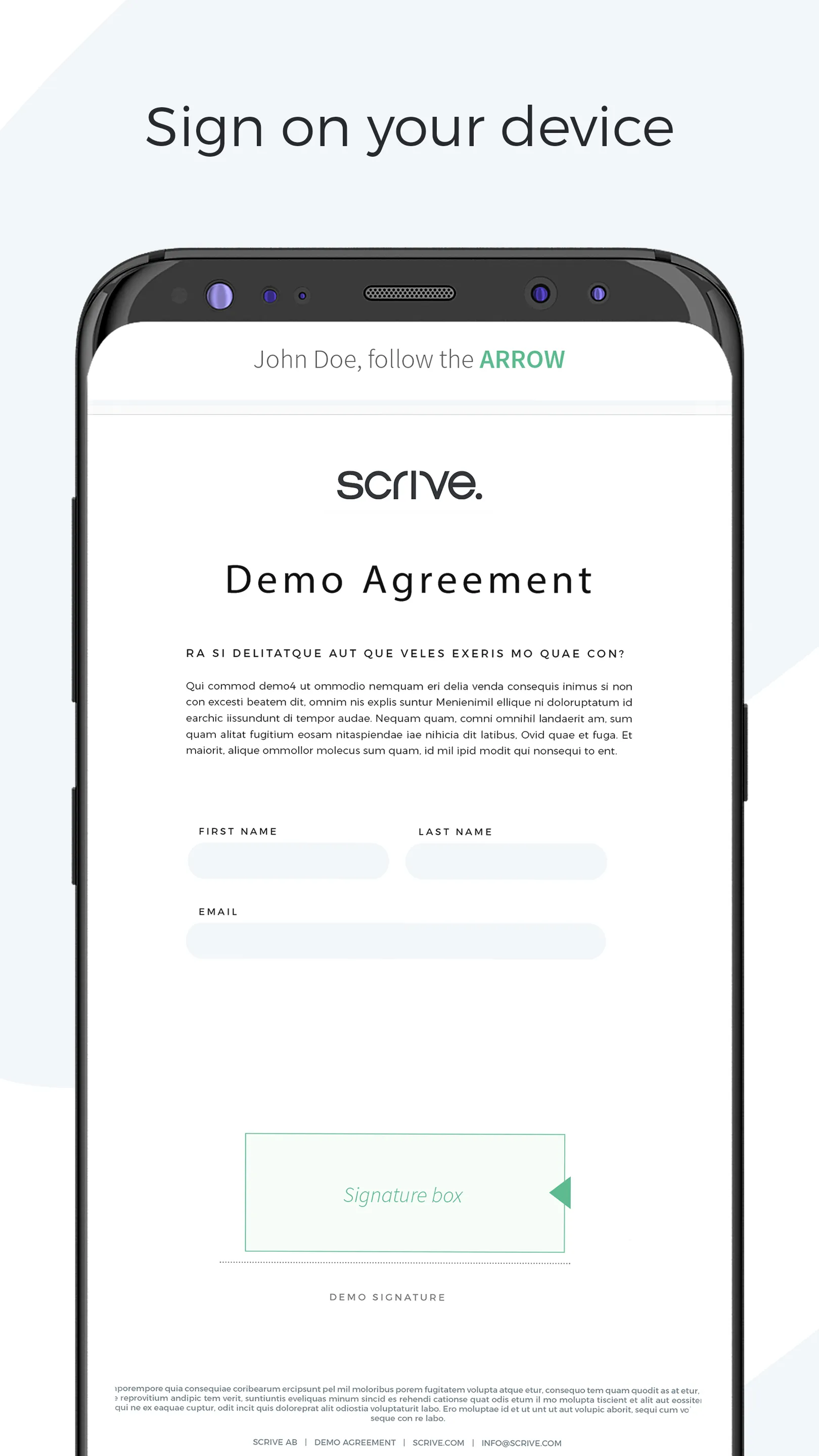 Scrive - Retail eSign | Indus Appstore | Screenshot