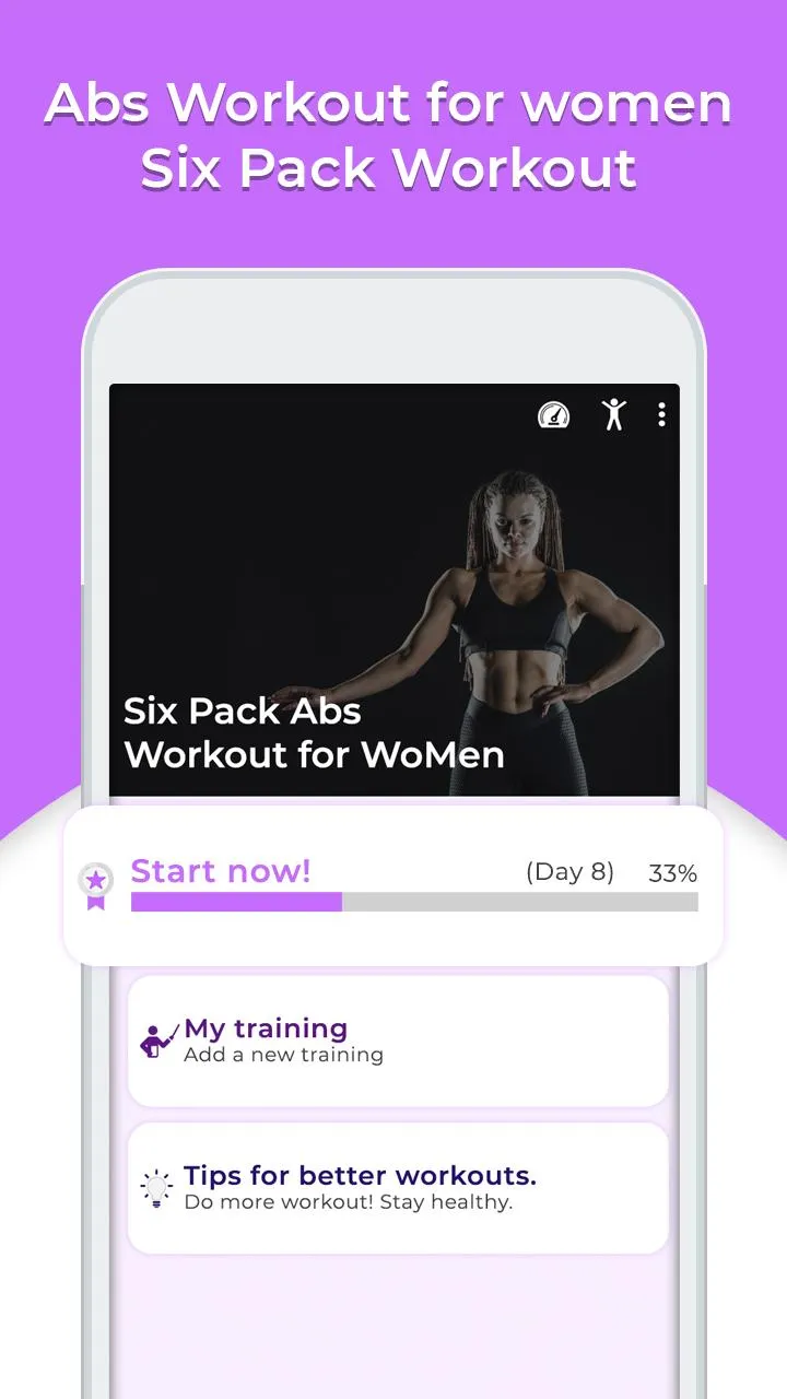 Abs Workout for women - Six Pa | Indus Appstore | Screenshot