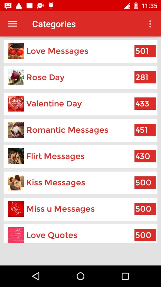 2024 Love Message 10000+ | Indus Appstore | Screenshot