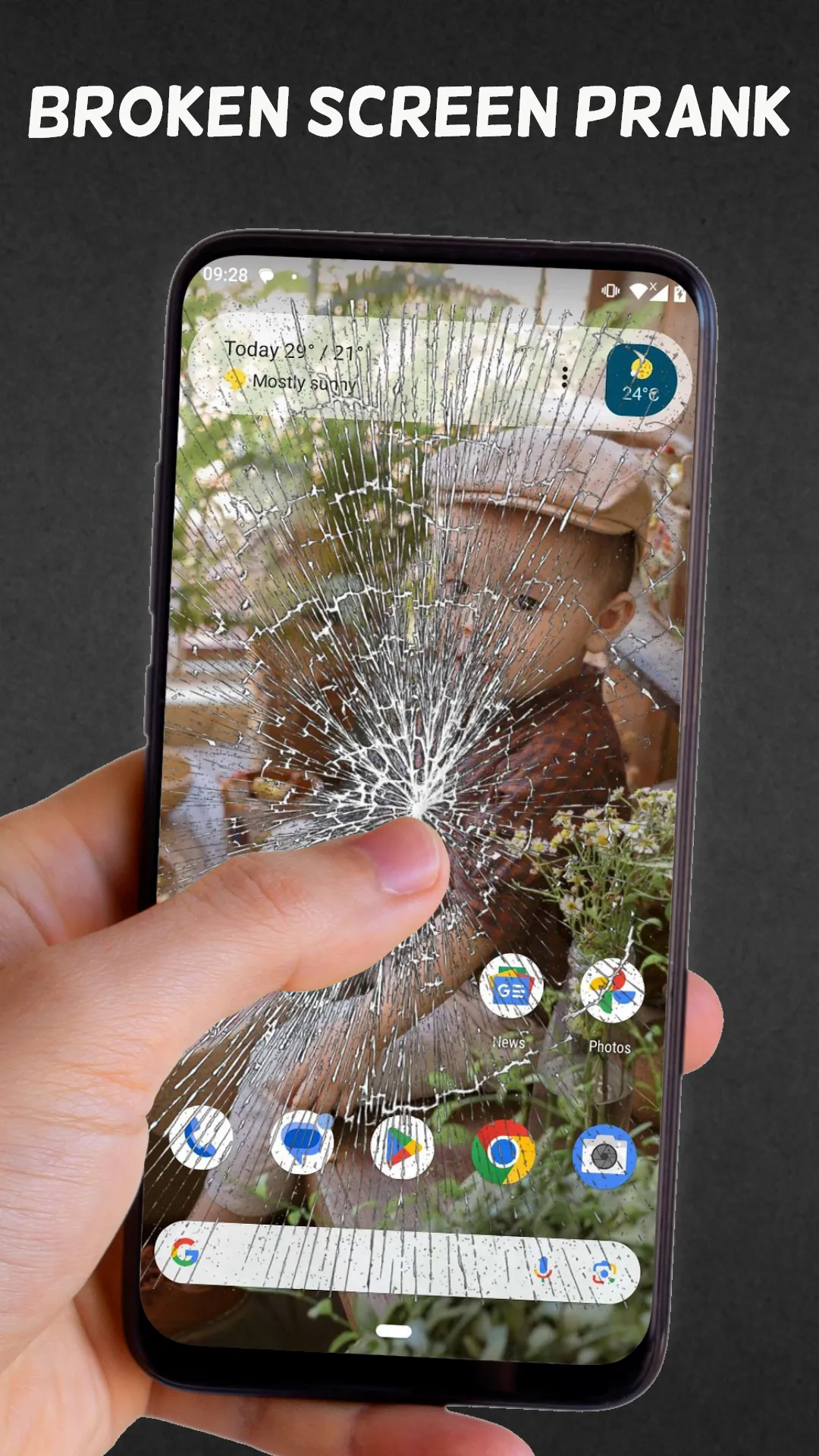 Broken Screen 4K Funny Pranks | Indus Appstore | Screenshot