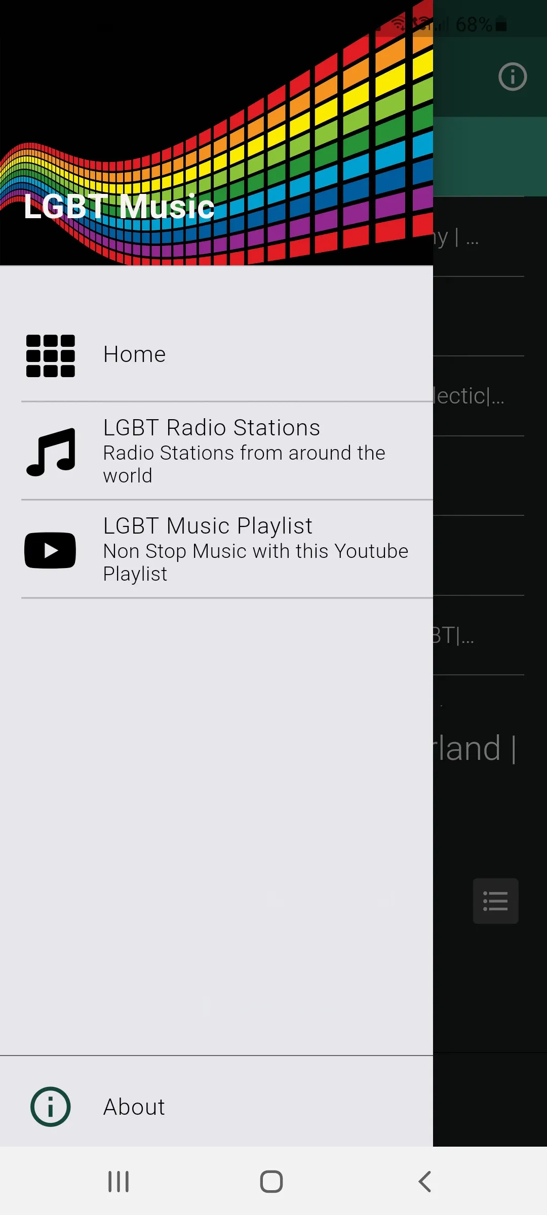 LGBT Gay Music Radio Stations | Indus Appstore | Screenshot