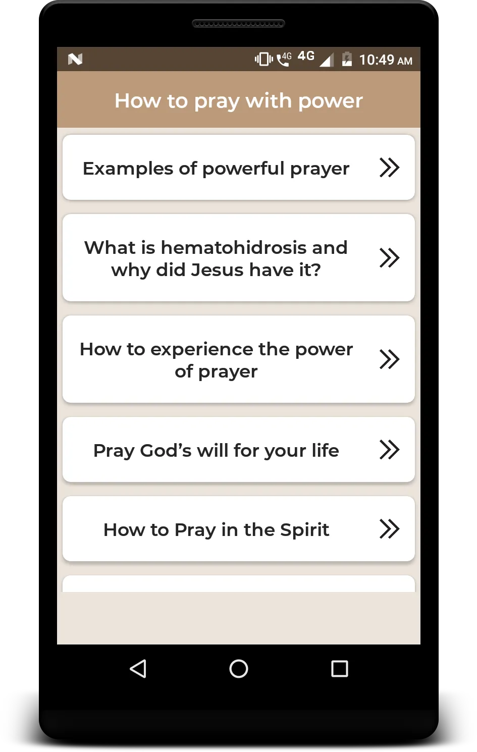 How to pray with power | Indus Appstore | Screenshot