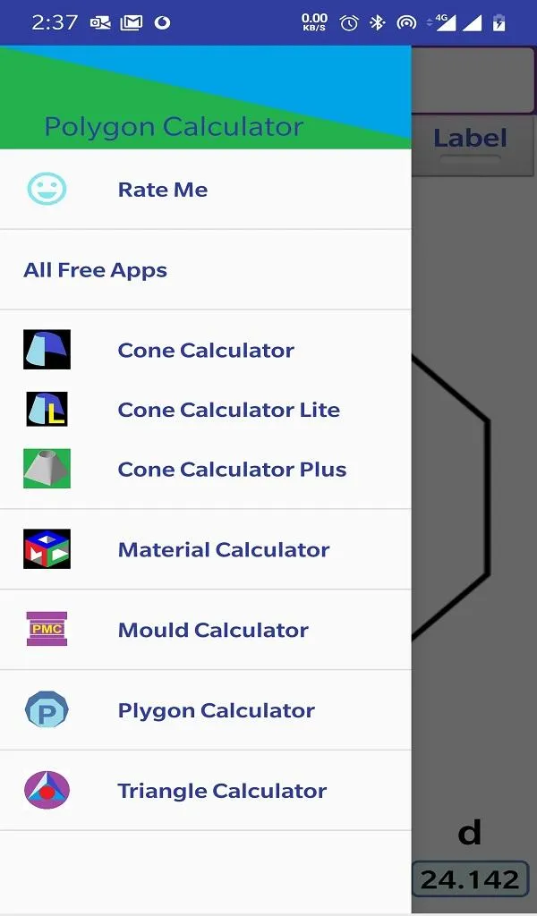 Polygon Calculator | Indus Appstore | Screenshot