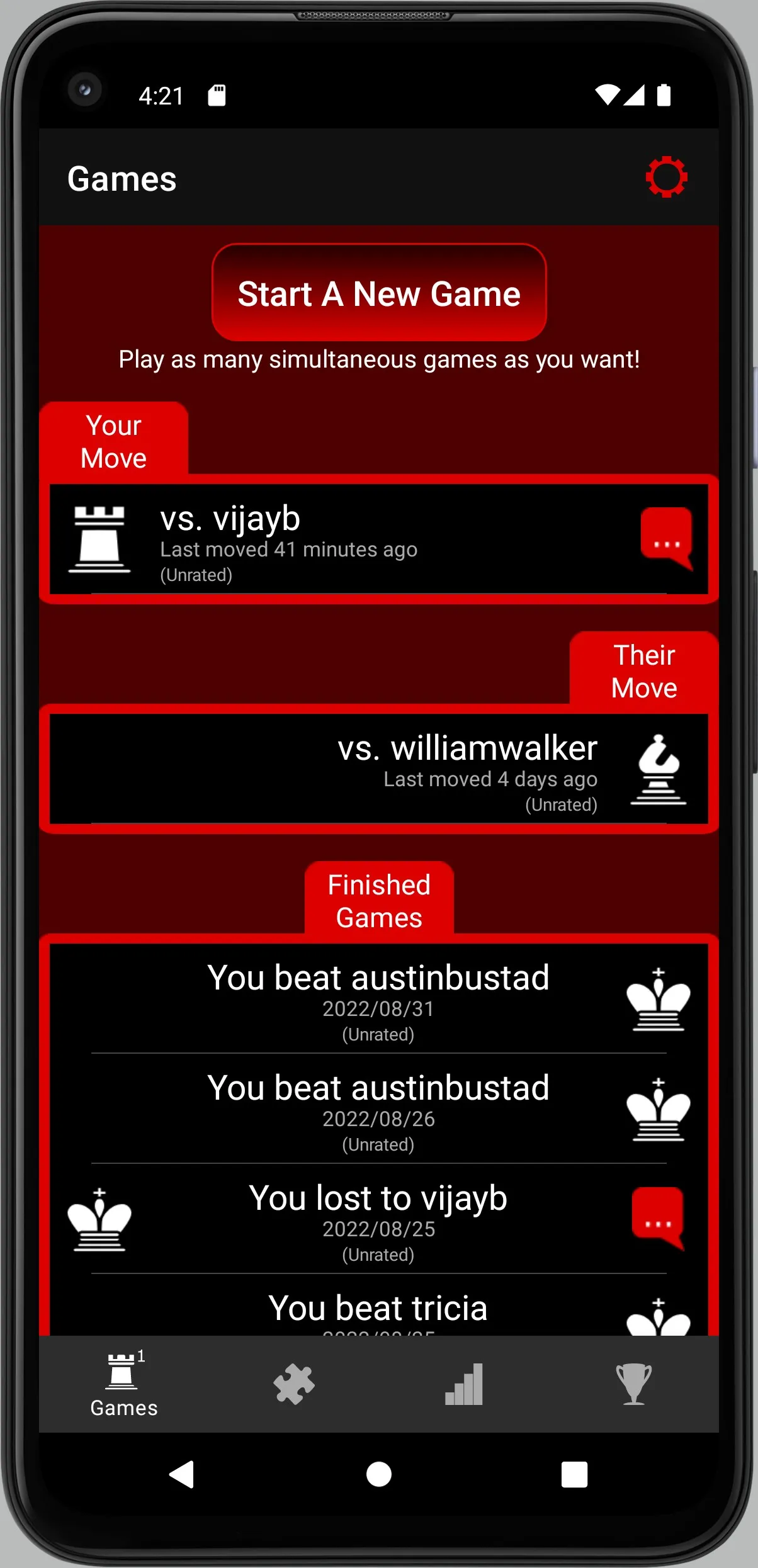 Chess By Post | Indus Appstore | Screenshot