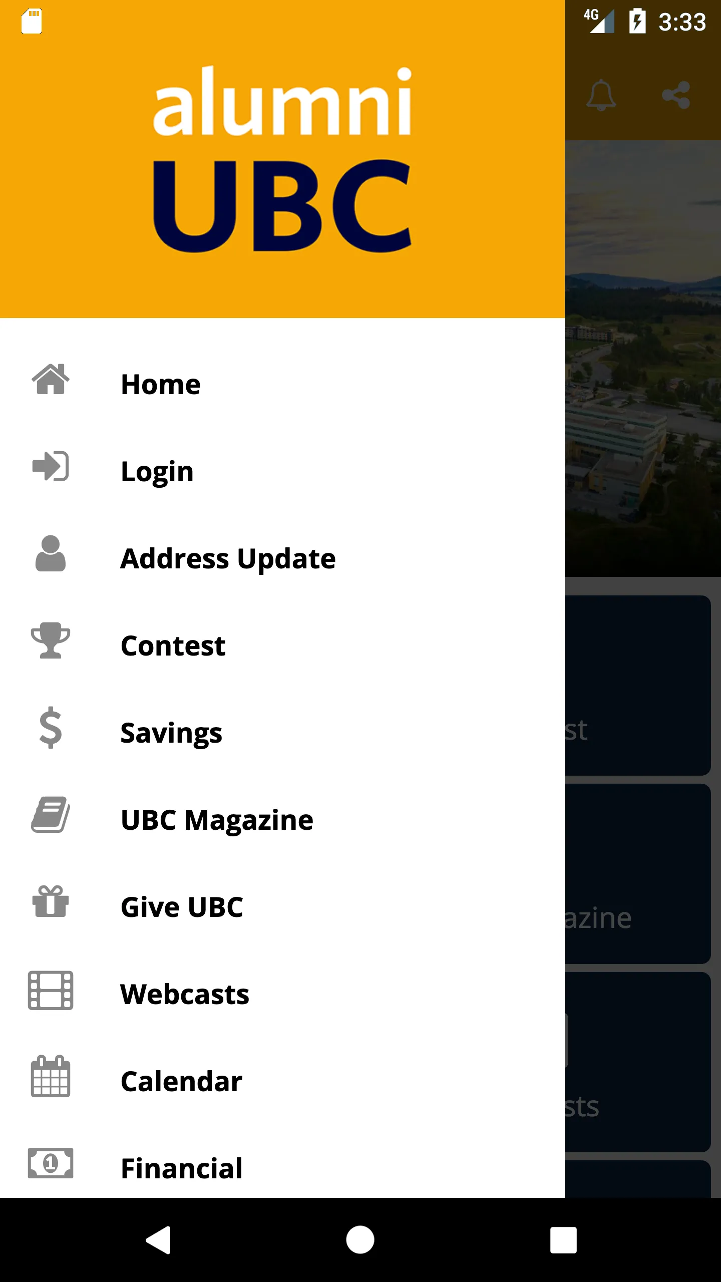 UBC Alumni | Indus Appstore | Screenshot