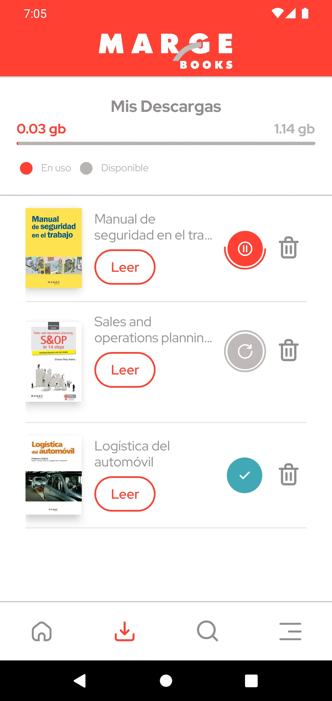 Biblioteca Digital Marge Books | Indus Appstore | Screenshot