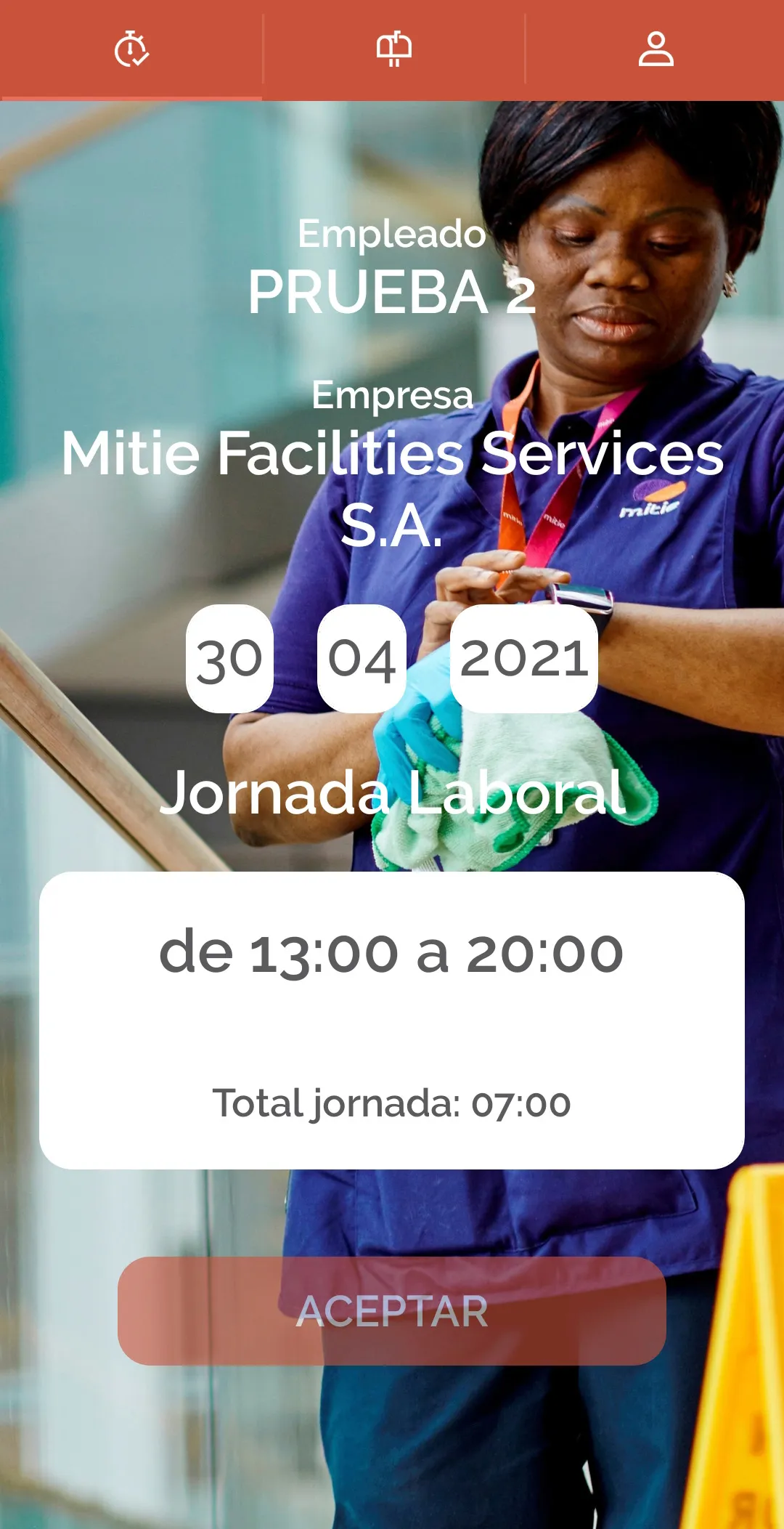 Mitie Control Laboral | Indus Appstore | Screenshot