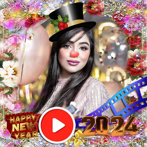 New Year Video Maker 2024 | Indus Appstore | Screenshot