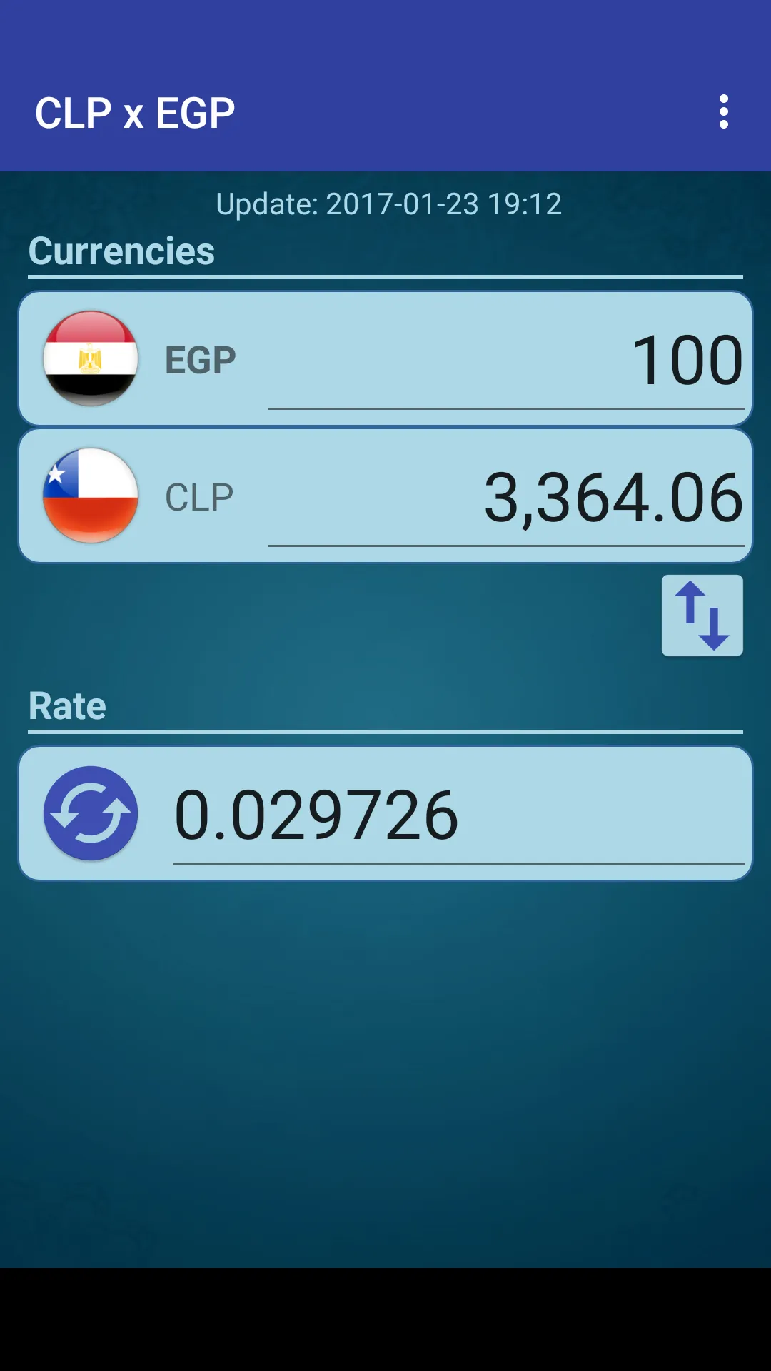 Chile Peso x Egyptian Pound | Indus Appstore | Screenshot