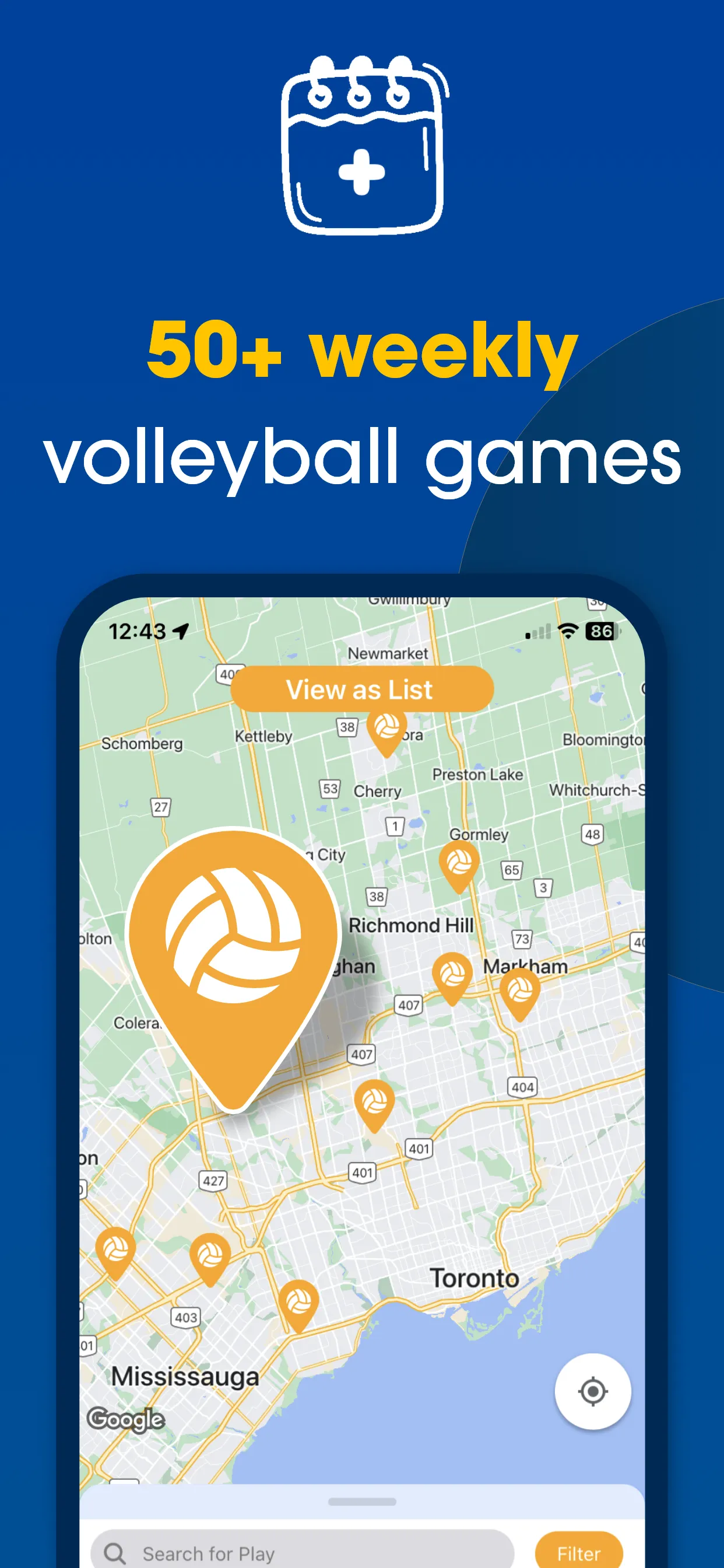 Javelin - Toronto Volleyball | Indus Appstore | Screenshot