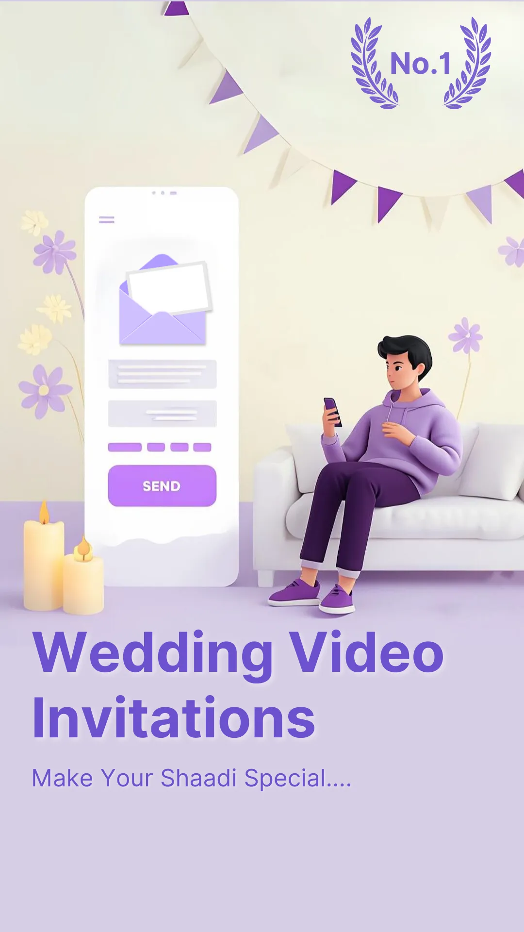 Wedding Video Invitation Maker | Indus Appstore | Screenshot