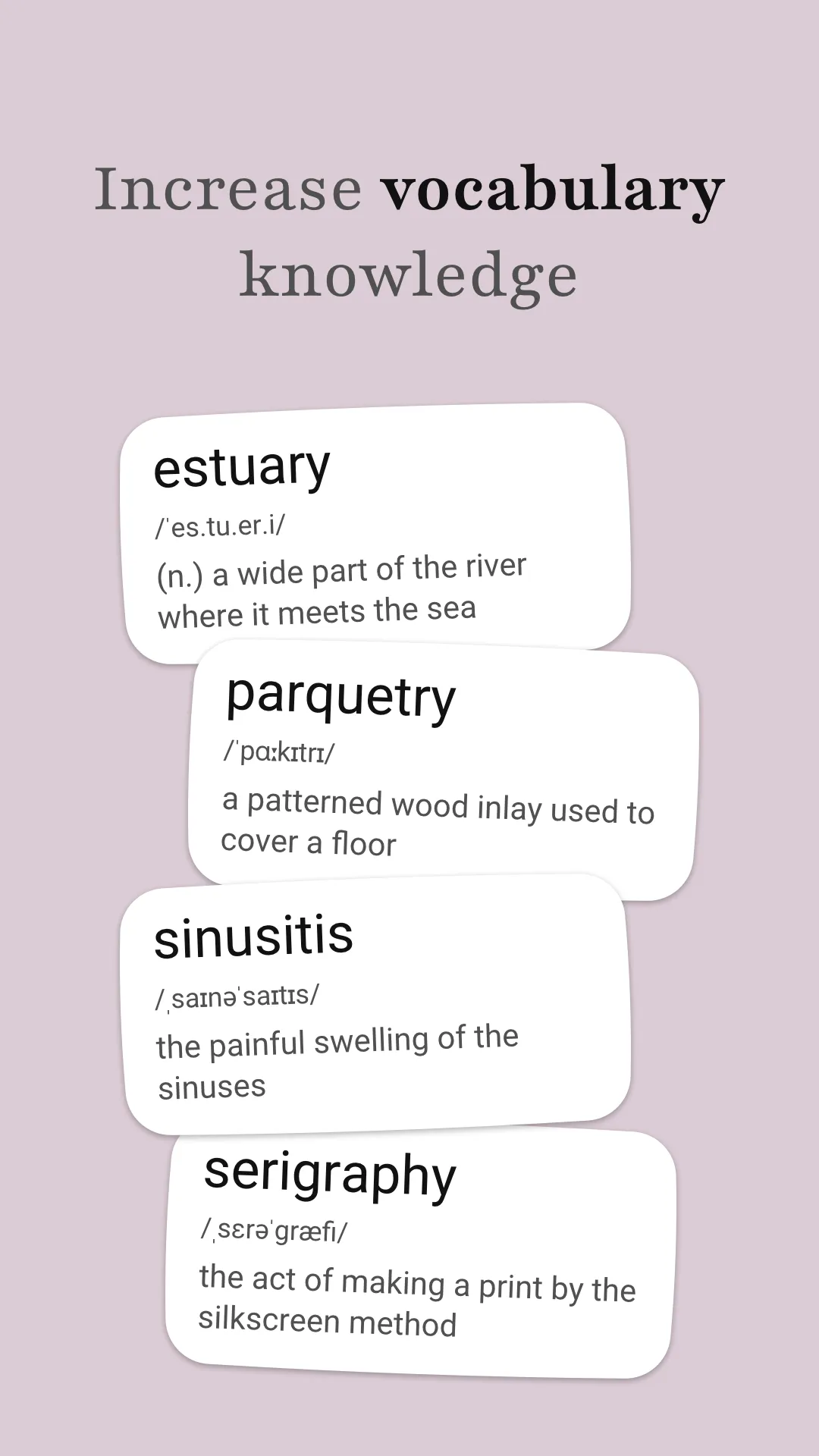 Learn Words Daily - Vocabulary | Indus Appstore | Screenshot