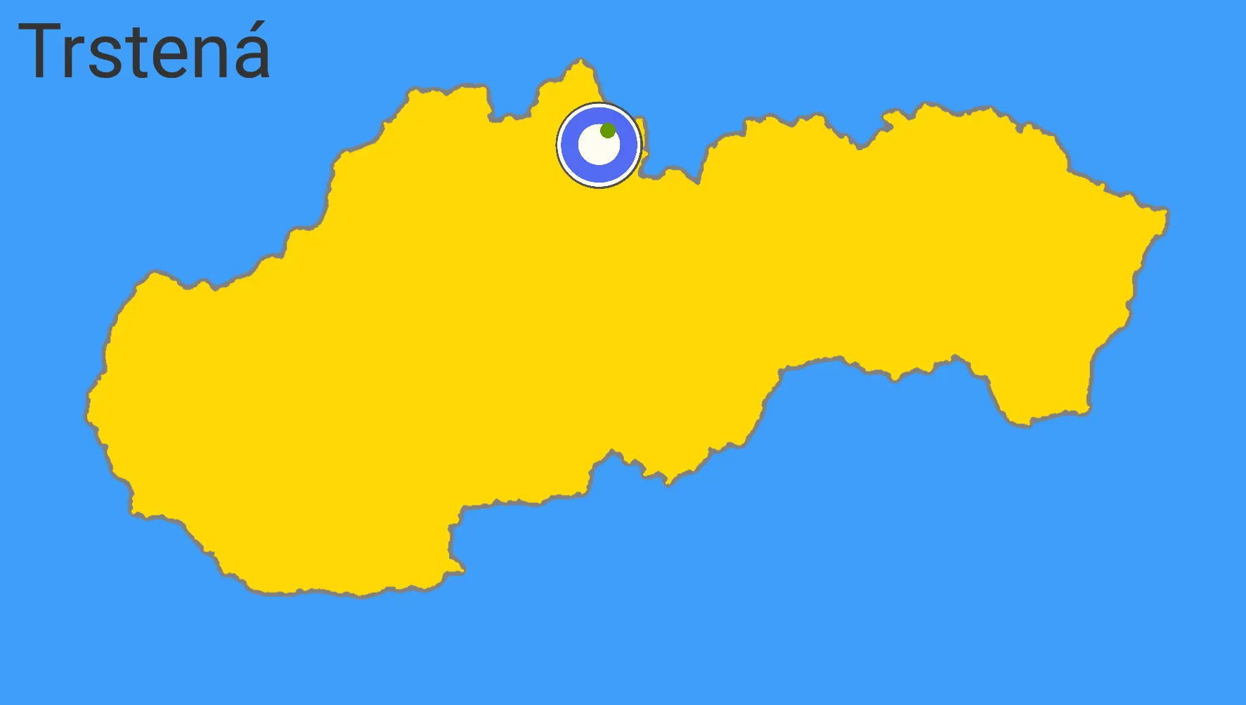 Blind Map Slovakia | Indus Appstore | Screenshot