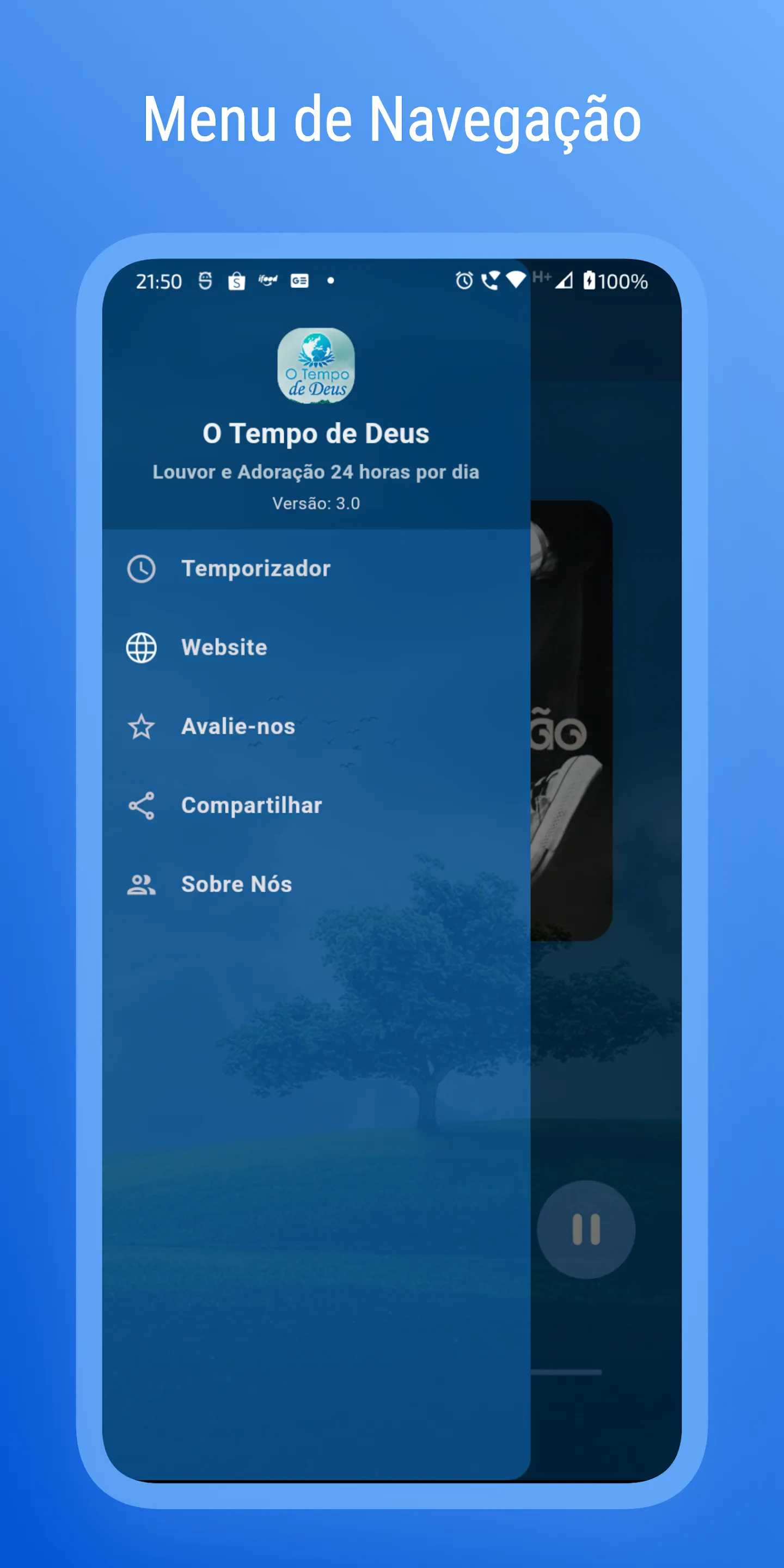 Rádio O Tempo de Deus | Indus Appstore | Screenshot