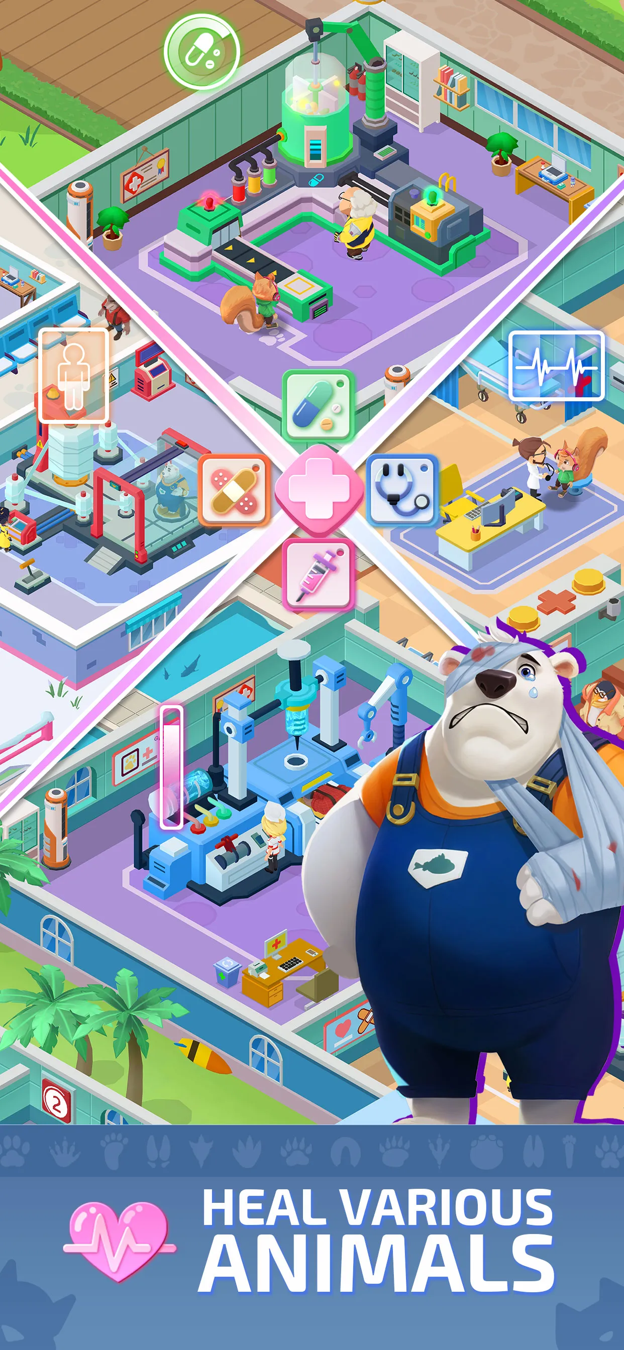 Idle Zoo Hospital | Indus Appstore | Screenshot