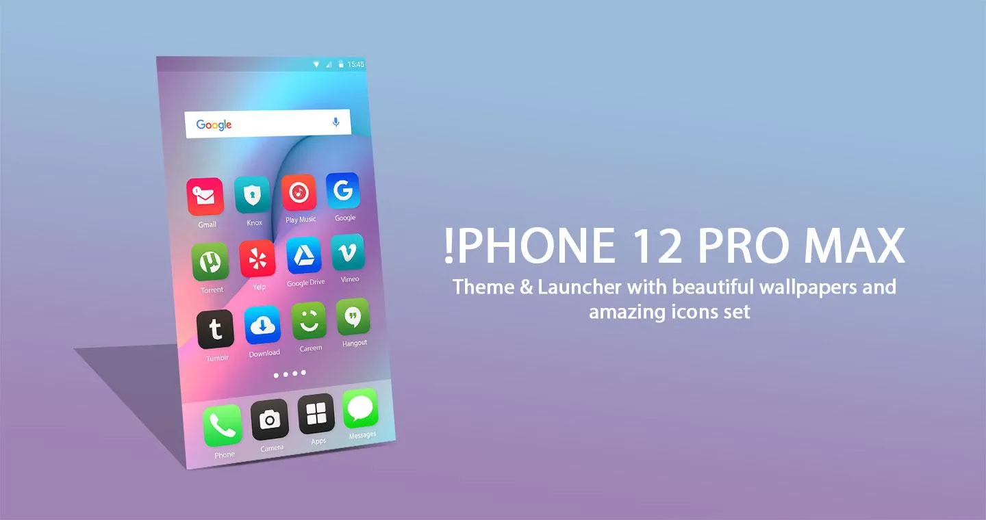 iPhone 12 Pro Launcher | Indus Appstore | Screenshot