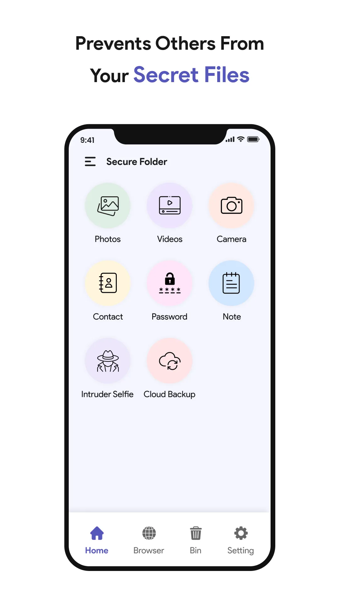 Secure Folder | Indus Appstore | Screenshot