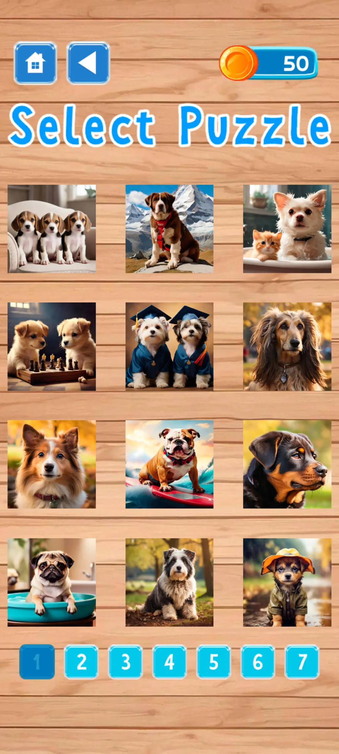 Dogs Puzzle Game | Indus Appstore | Screenshot