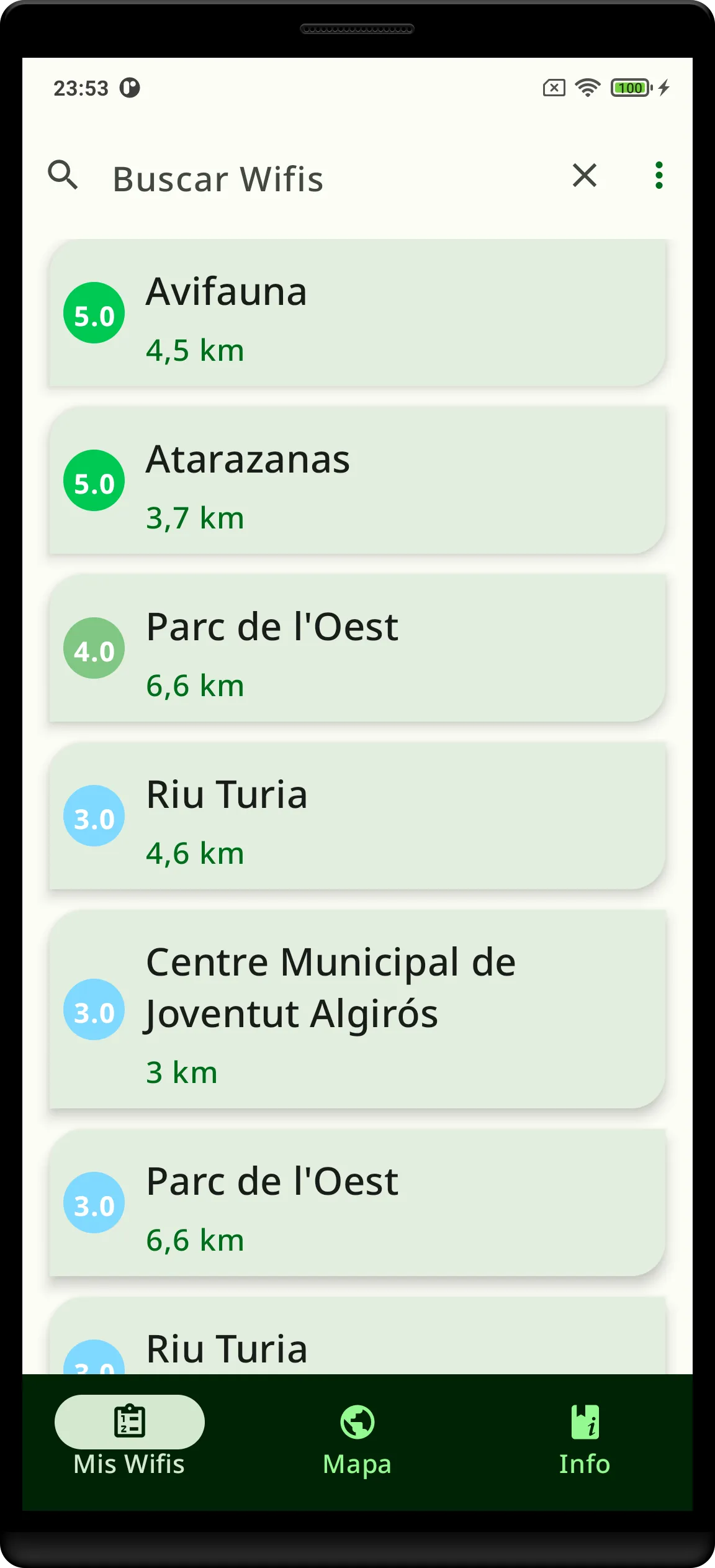 Wireless Valencia | Indus Appstore | Screenshot