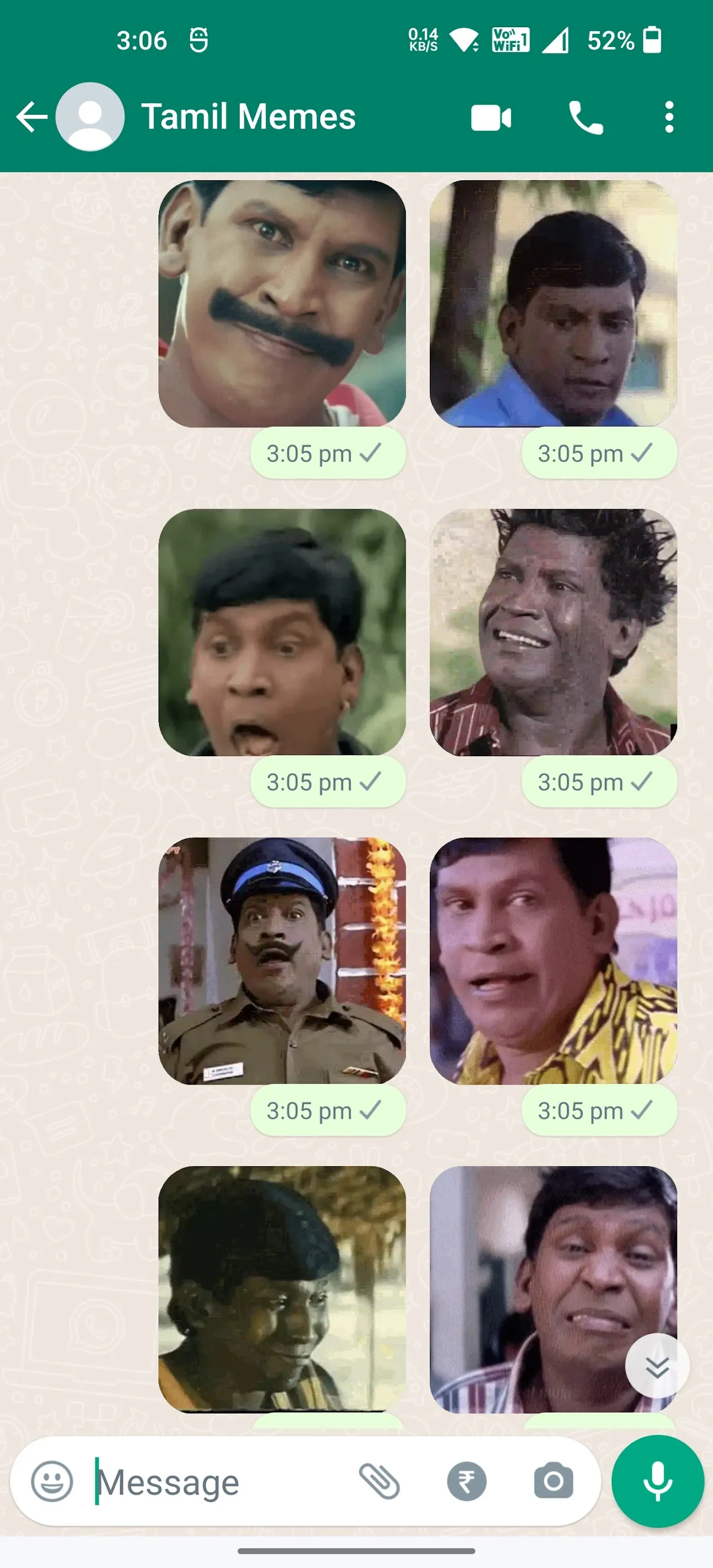 Vadivelu Animated Stickers | Indus Appstore | Screenshot