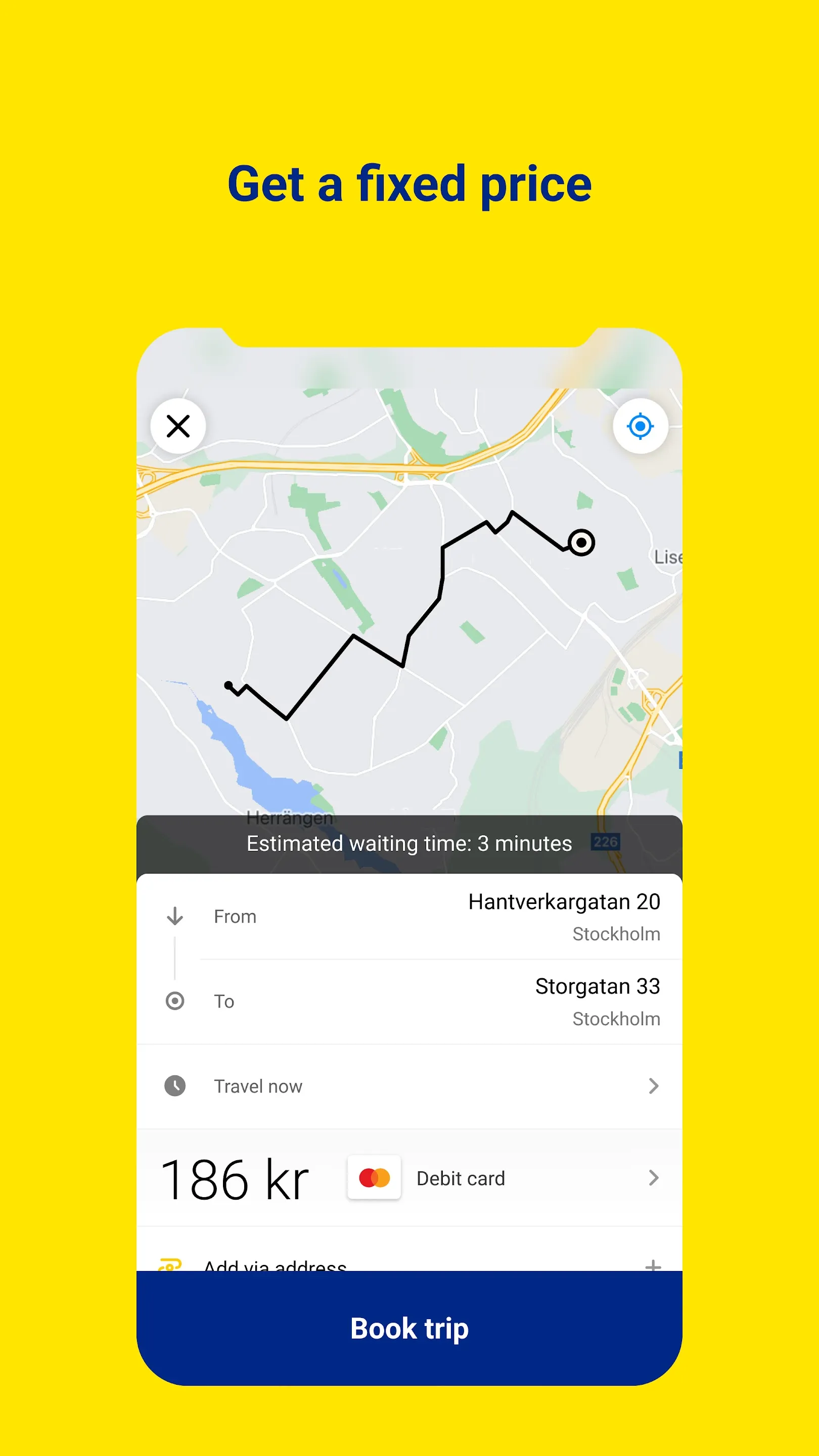 Sverigetaxi | Indus Appstore | Screenshot