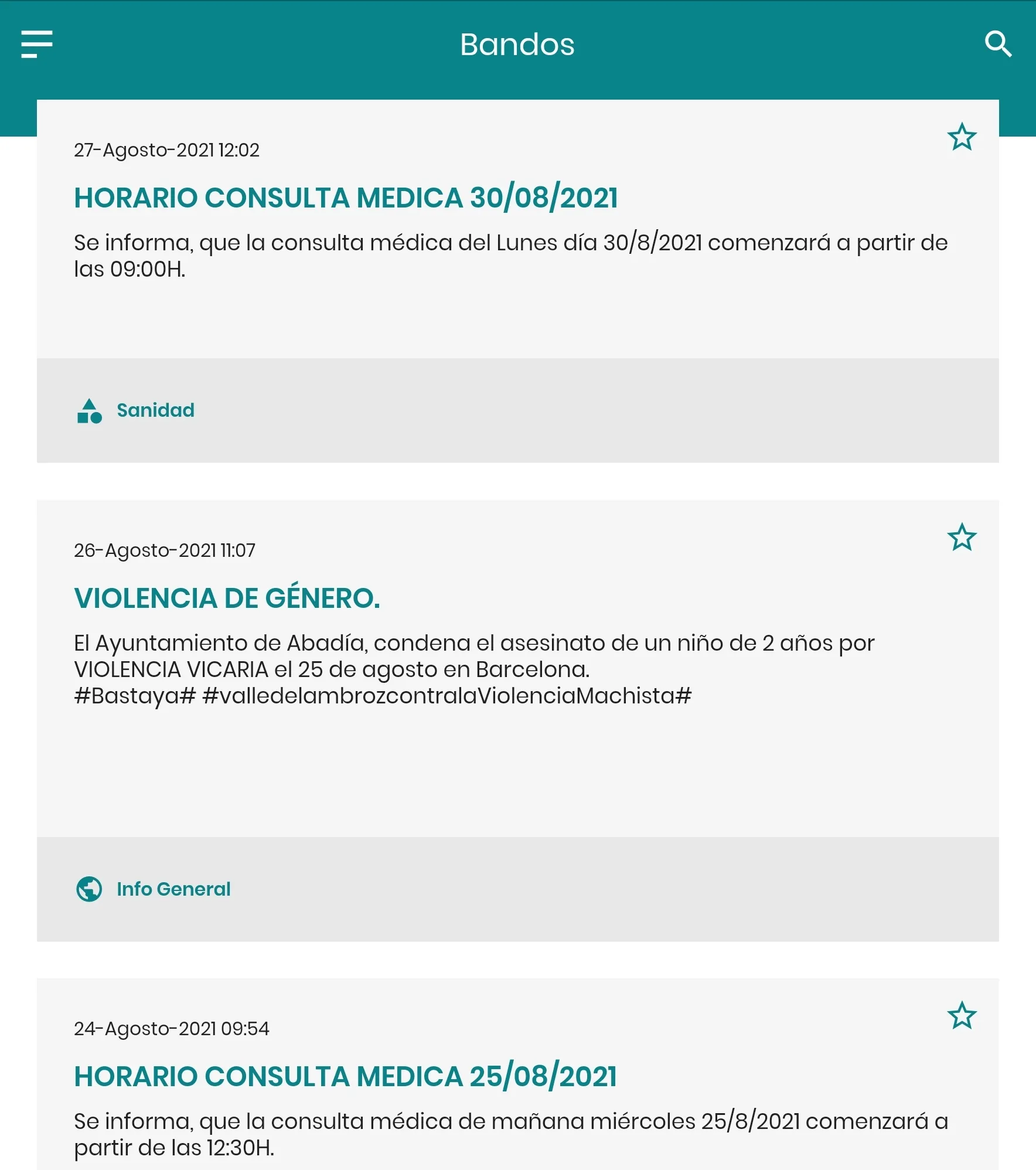 Abadía Informa | Indus Appstore | Screenshot