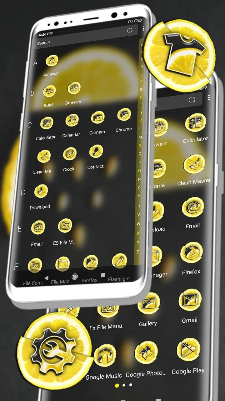 Lemon Slice Launcher Themes | Indus Appstore | Screenshot