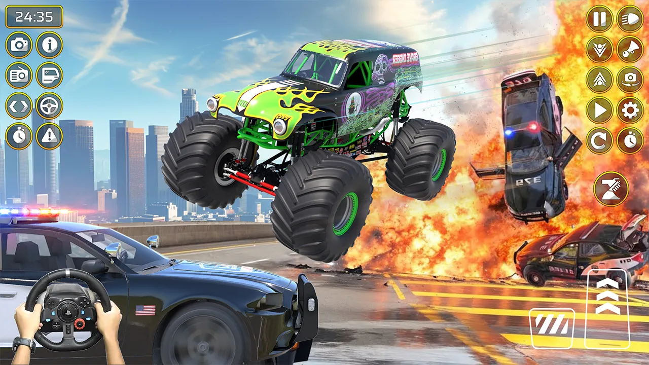 Monster Truck Racing Car Games | Indus Appstore | Screenshot