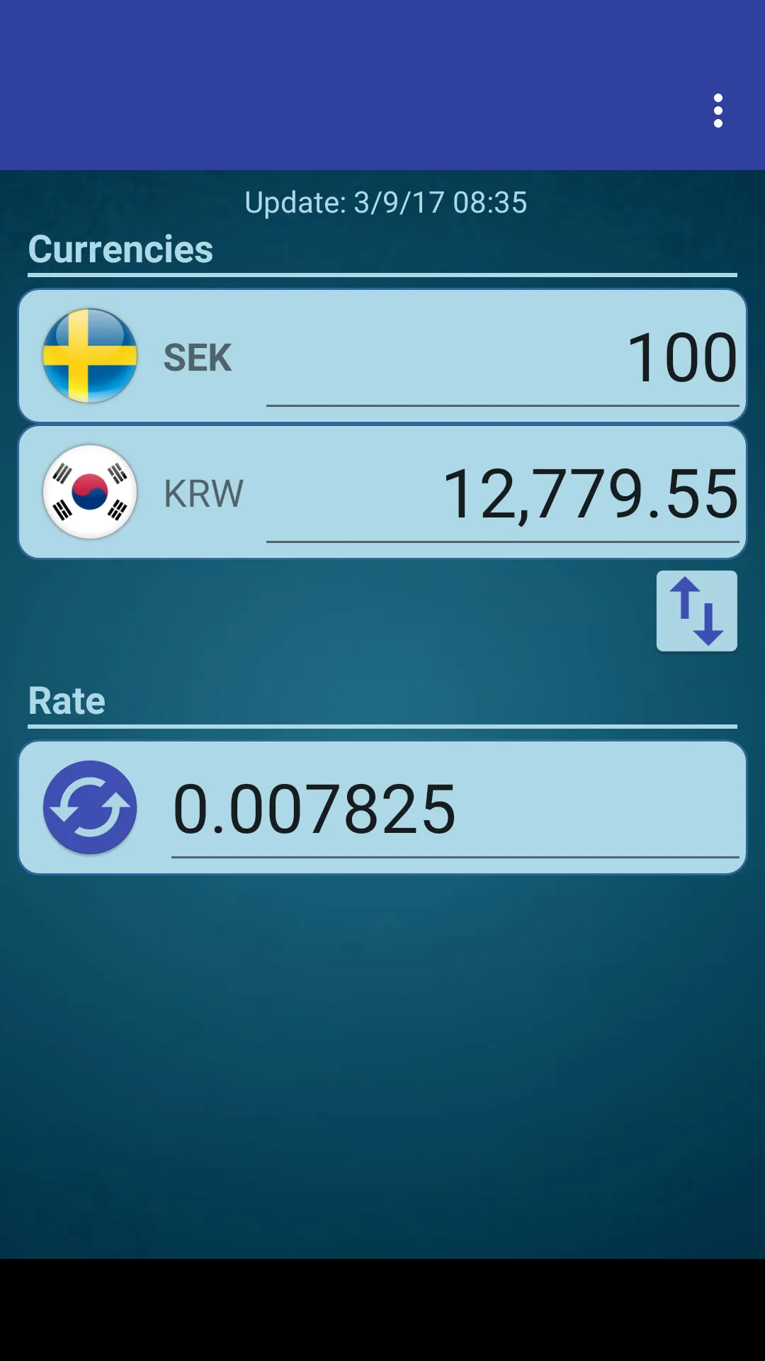 S Korea Won x Swedish Krona | Indus Appstore | Screenshot