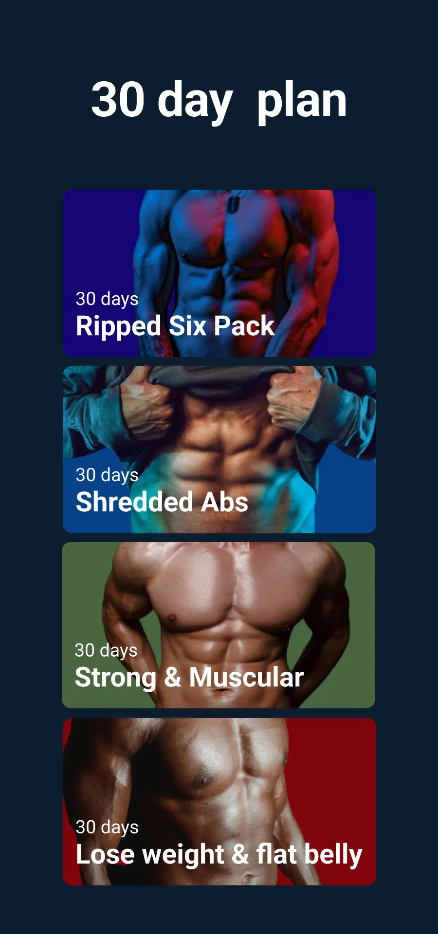 Six pack in 30 days | Indus Appstore | Screenshot