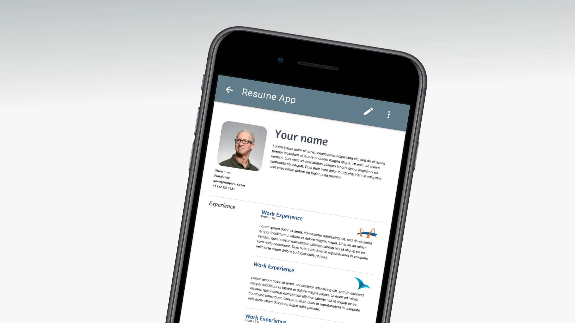 Resume App | Indus Appstore | Screenshot
